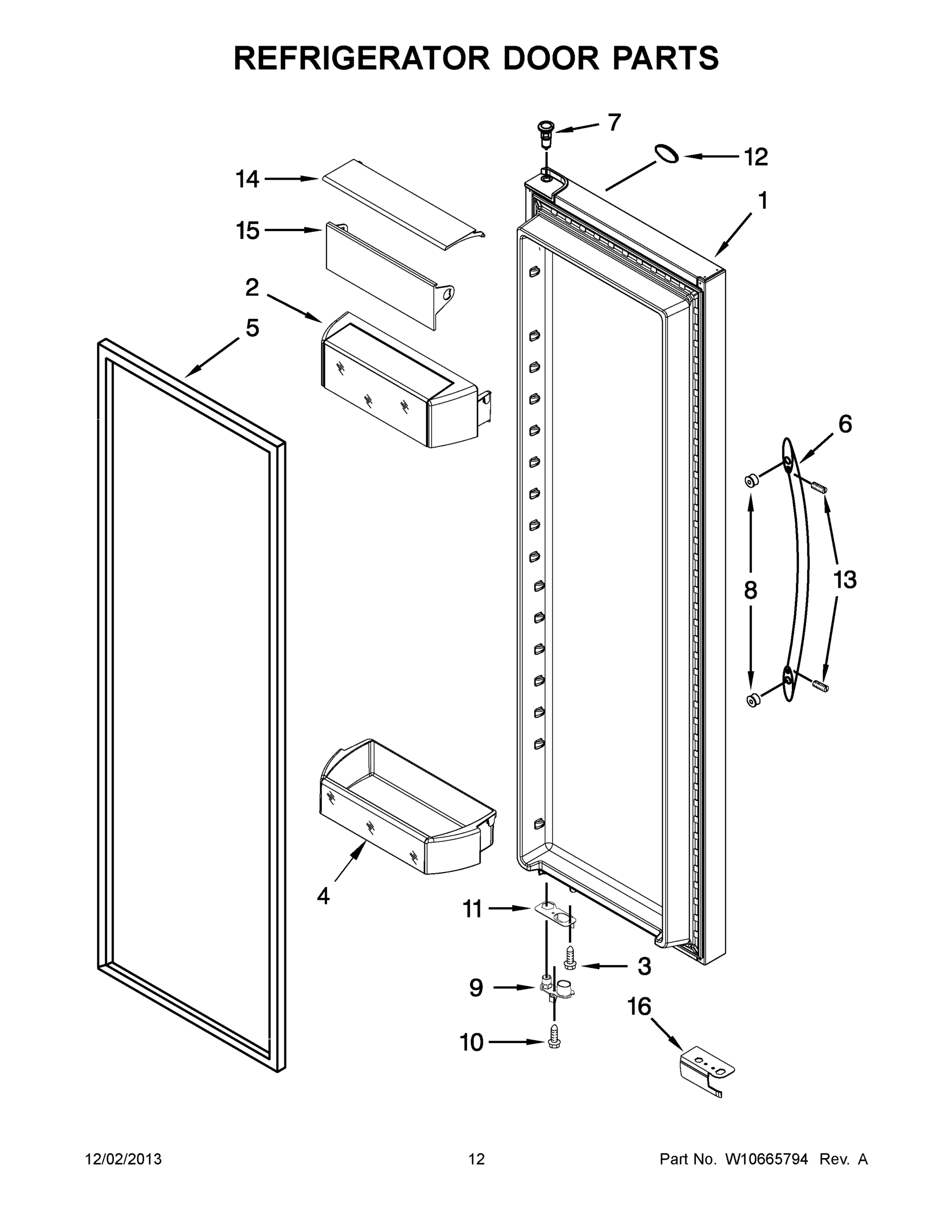 07 - REFRIGERATOR DOOR PARTS