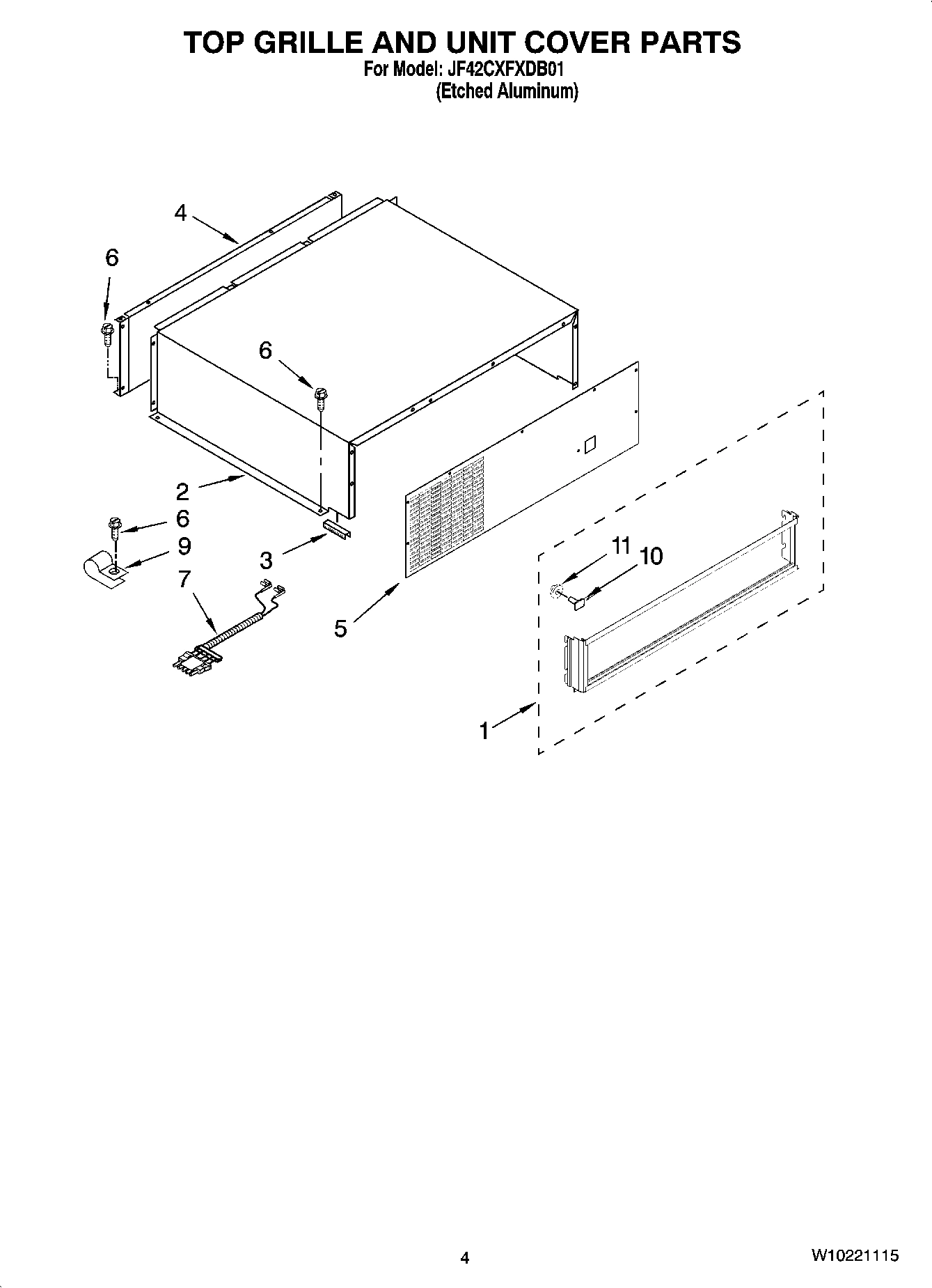 03 - TOP GRILLE AND UNIT COVER PARTS