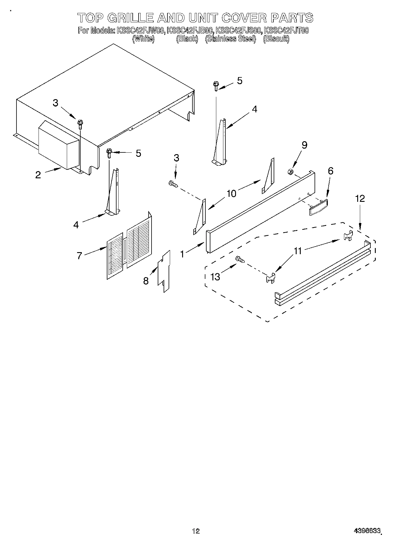 09 - TOP GRILLE AND UNIT COVER