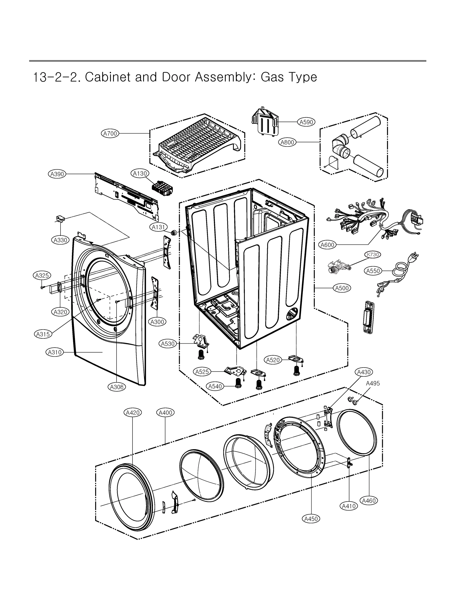 CABINET AND DOOR ASSEMBLY