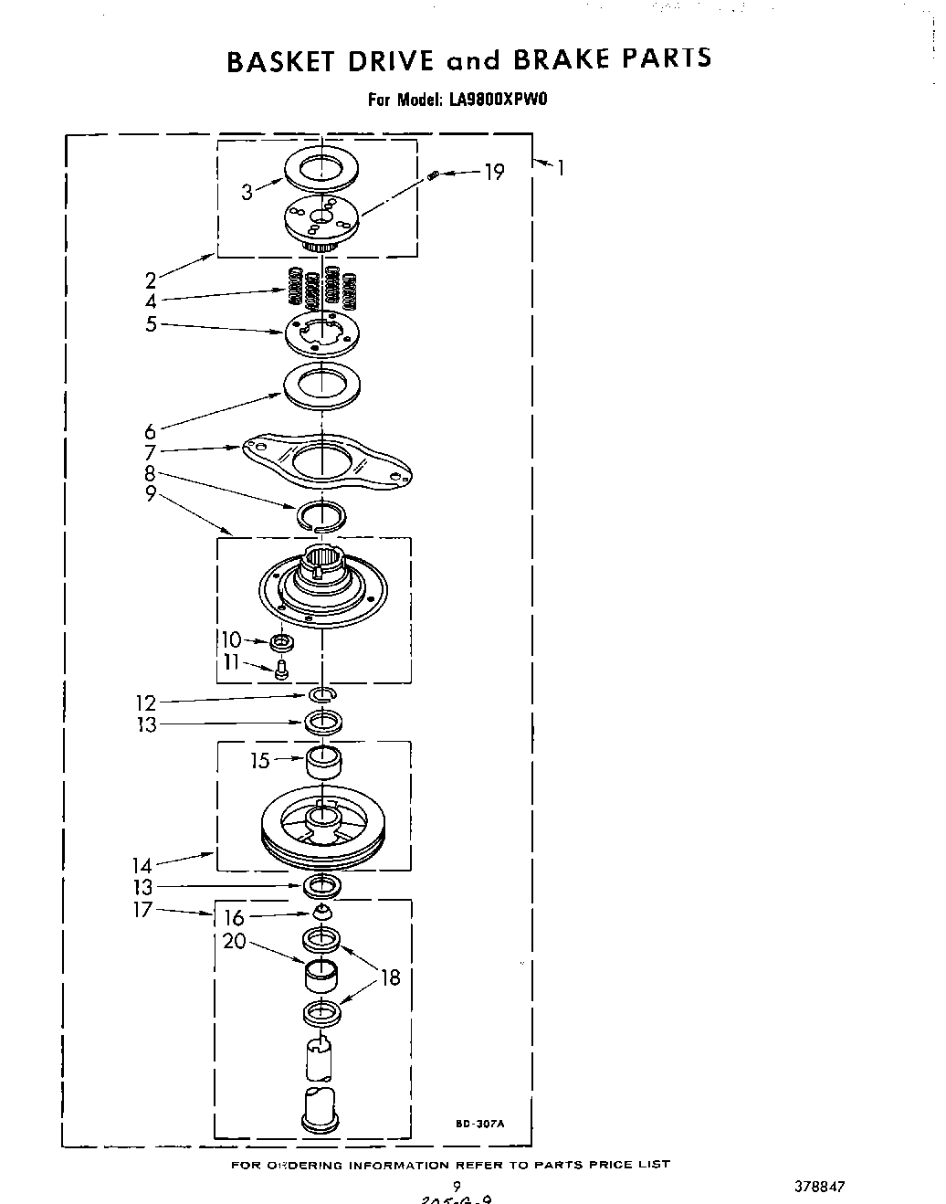 08 - BASKET DRIVE AND BRAKE