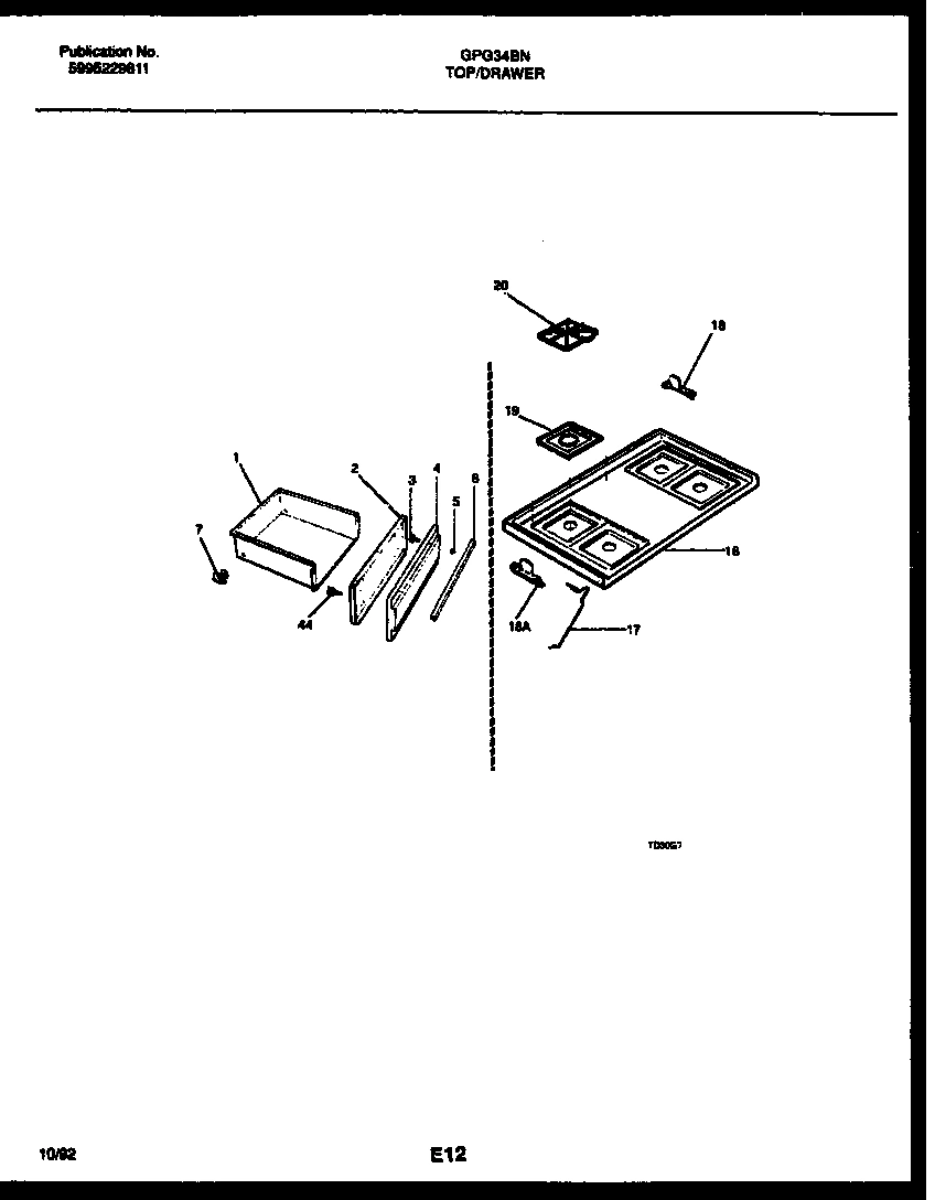 06 - COOKTOP AND DRAWER PARTS