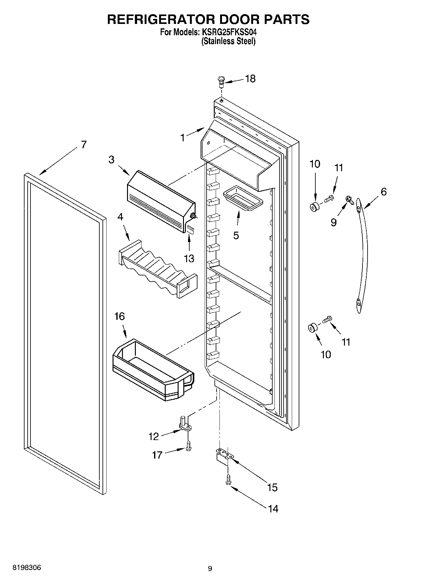 06 - REFRIGERATOR DOOR PARTS