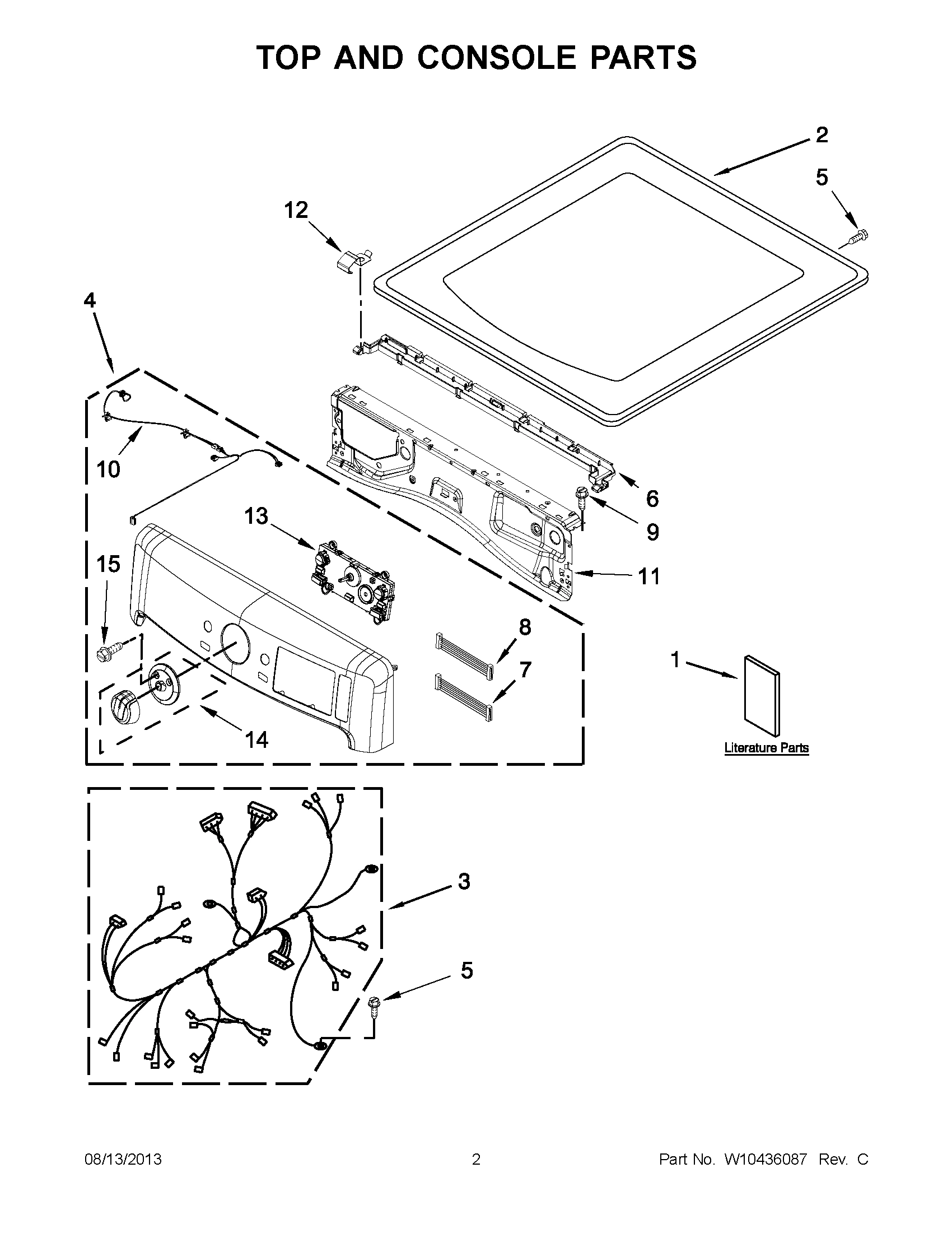 01 - TOP AND CONSOLE PARTS