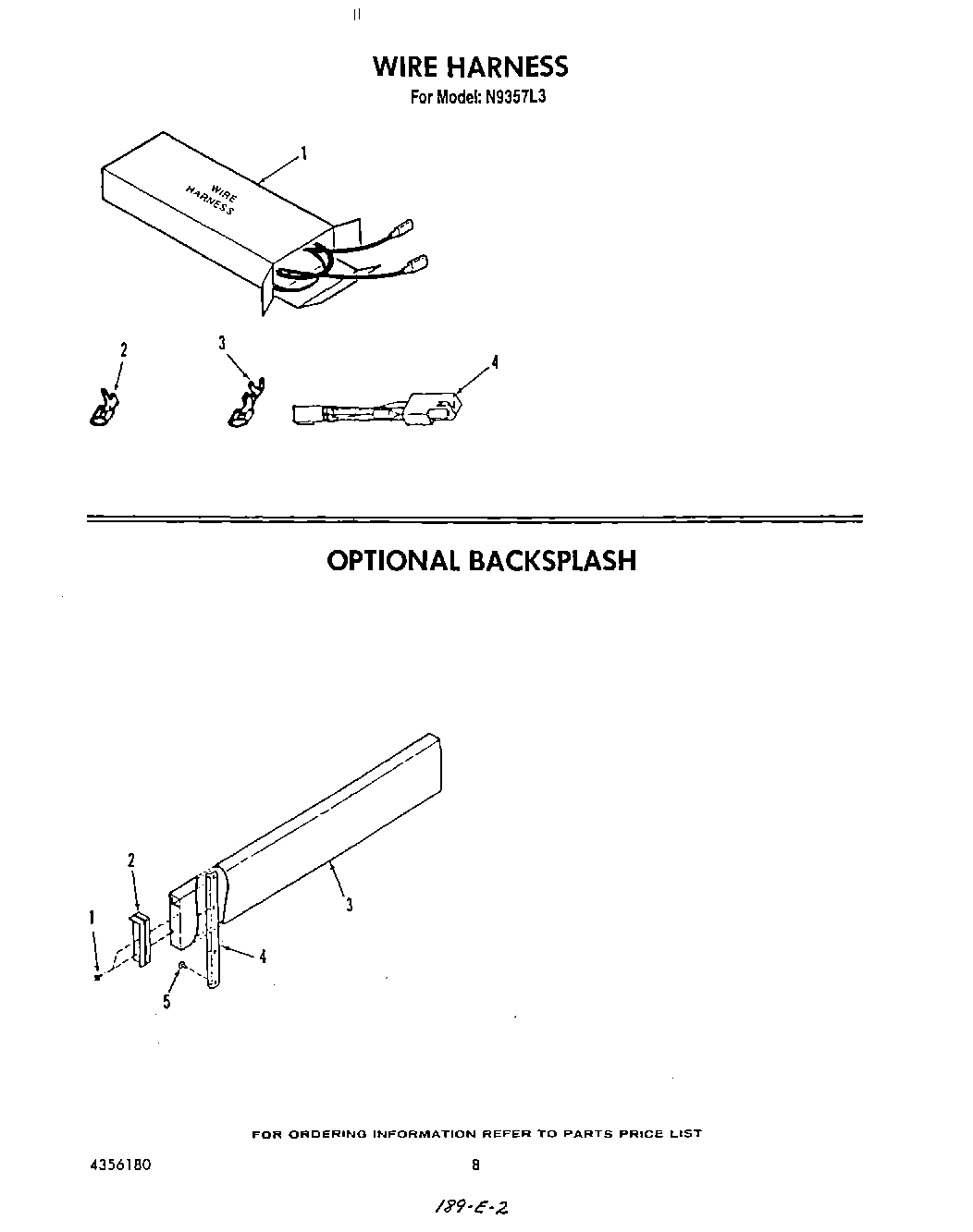 06 - WIRE HARNESS , BACKSPLASH