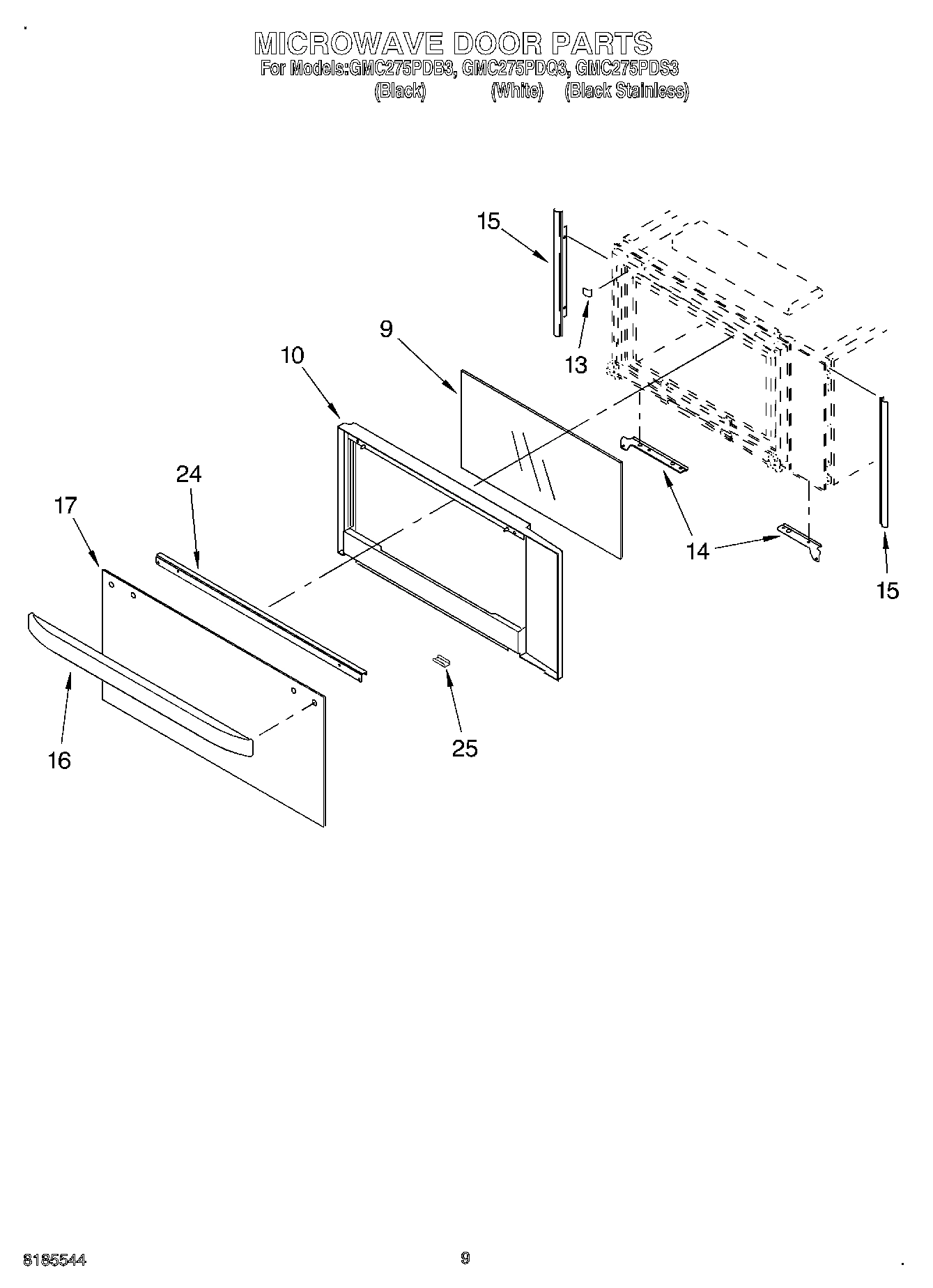 07 - MICROWAVE DOOR