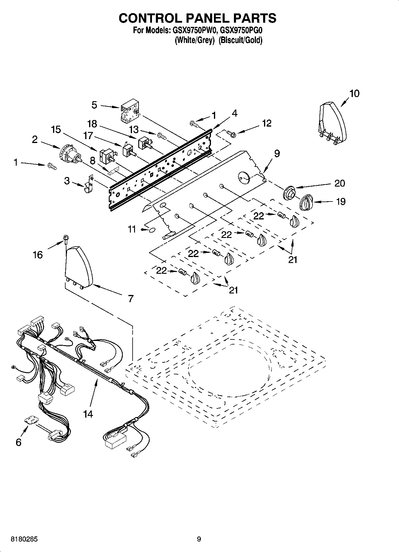 06 - CONTROL PANEL PARTS