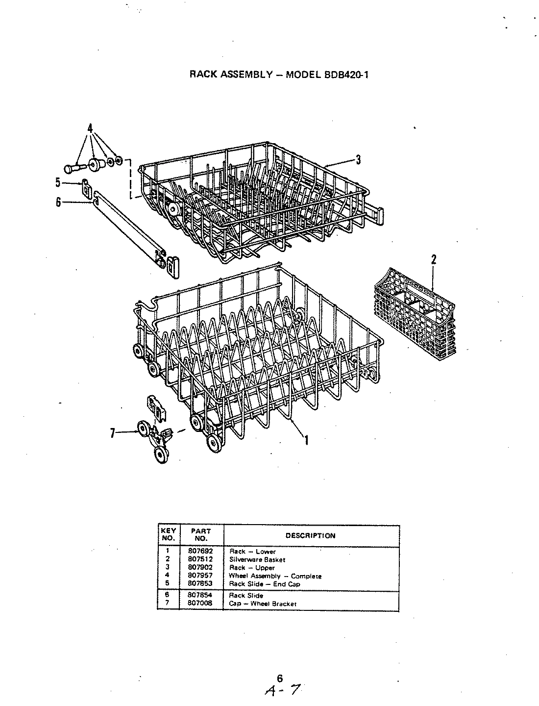 09 - RACK ASSEMBLY (BDB420-1)