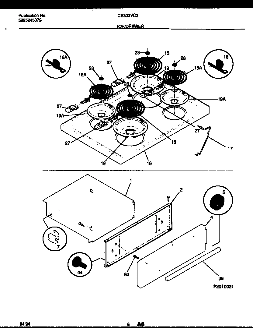 04 - COOKTOP AND DRAWER PARTS
