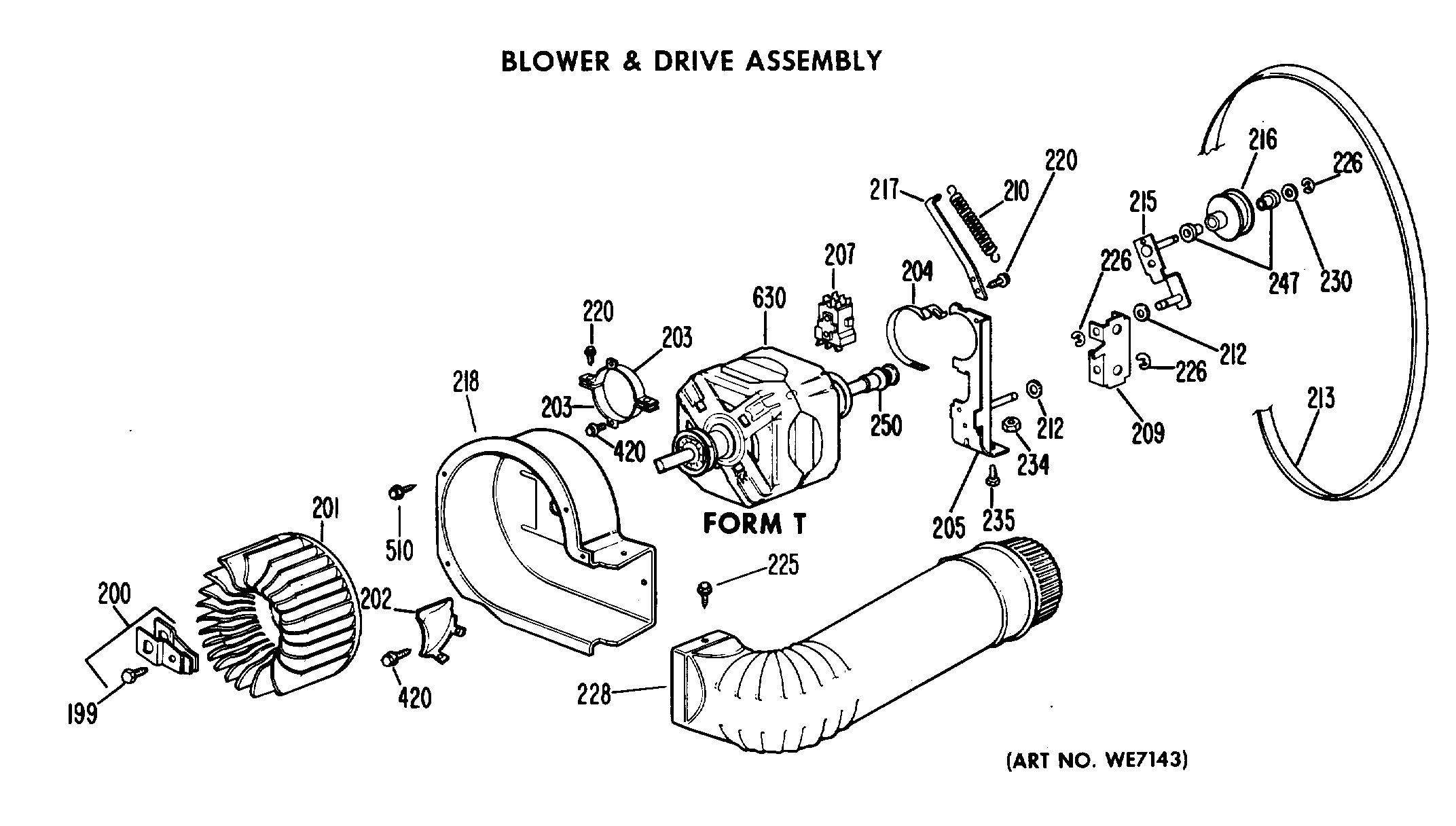 BLOWER & DRIVE ASSEMBLY