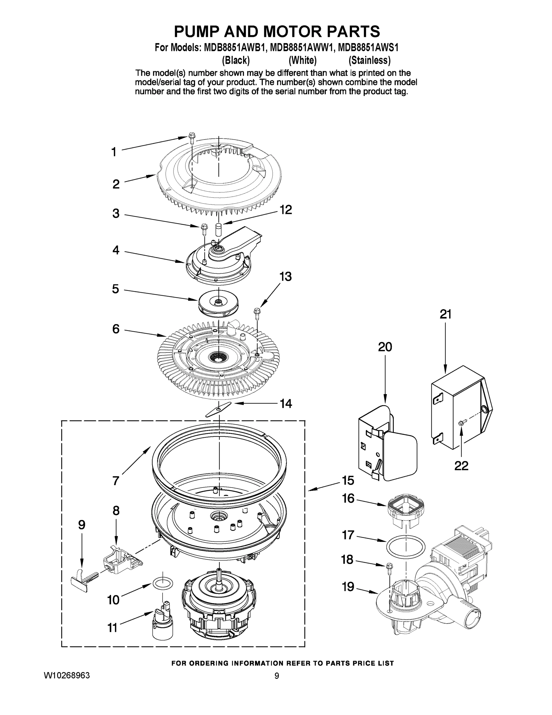 08 - PUMP AND MOTOR PARTS