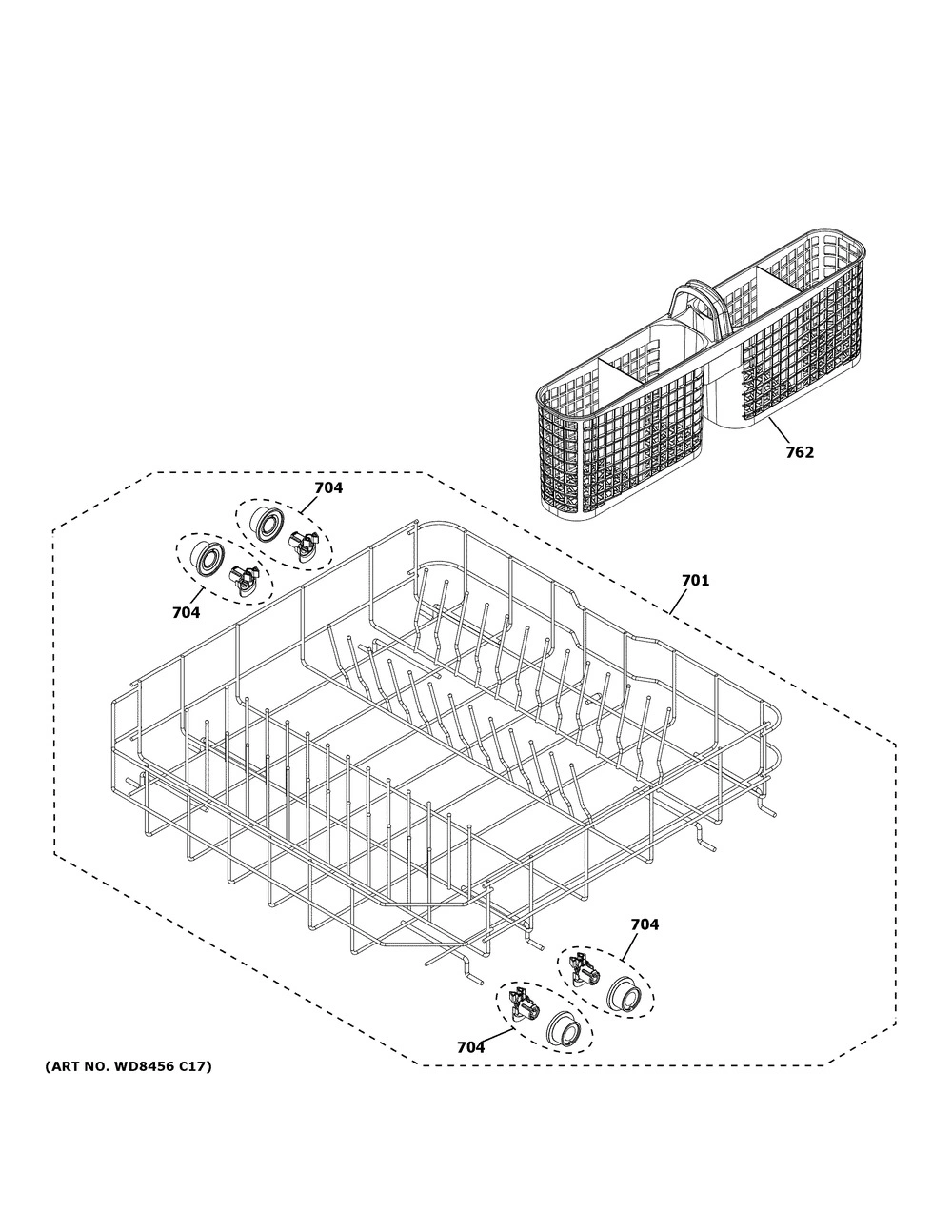 LOWER RACK ASSEMBLY