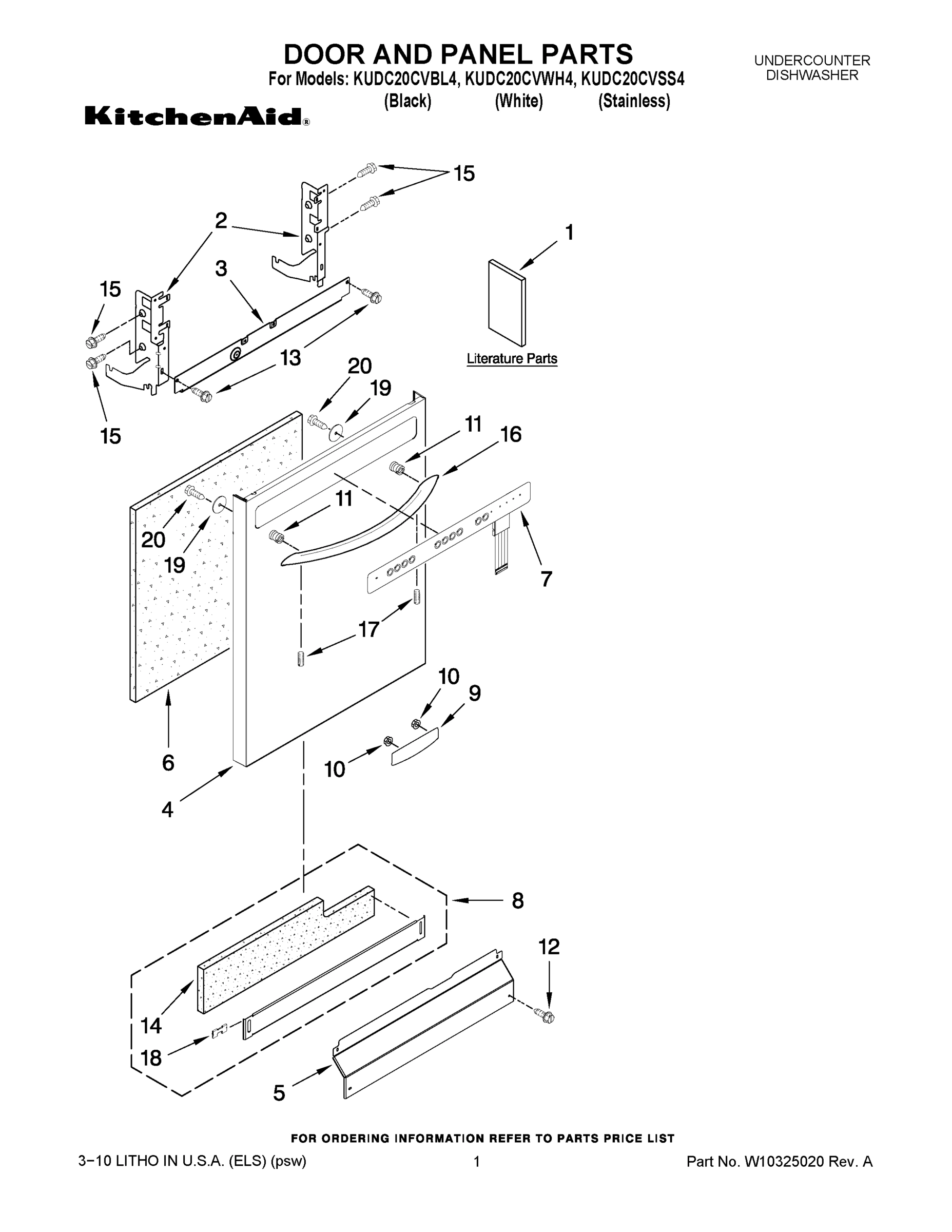 01 - DOOR AND PANEL PARTS