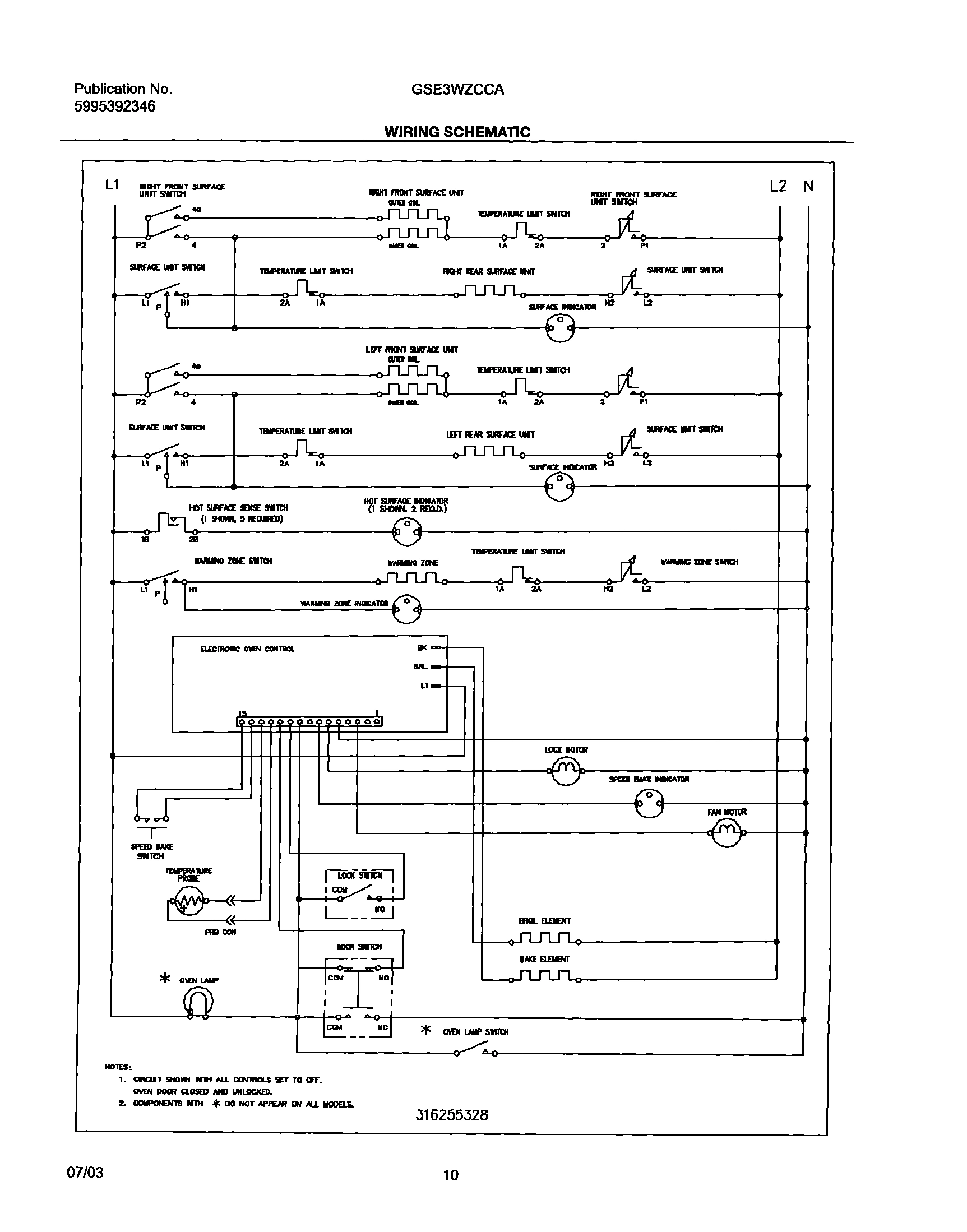 10 - WIRING SCHEMATIC