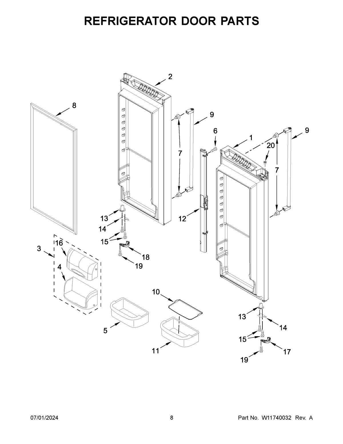 05 - REFRIGERATOR DOOR PARTS