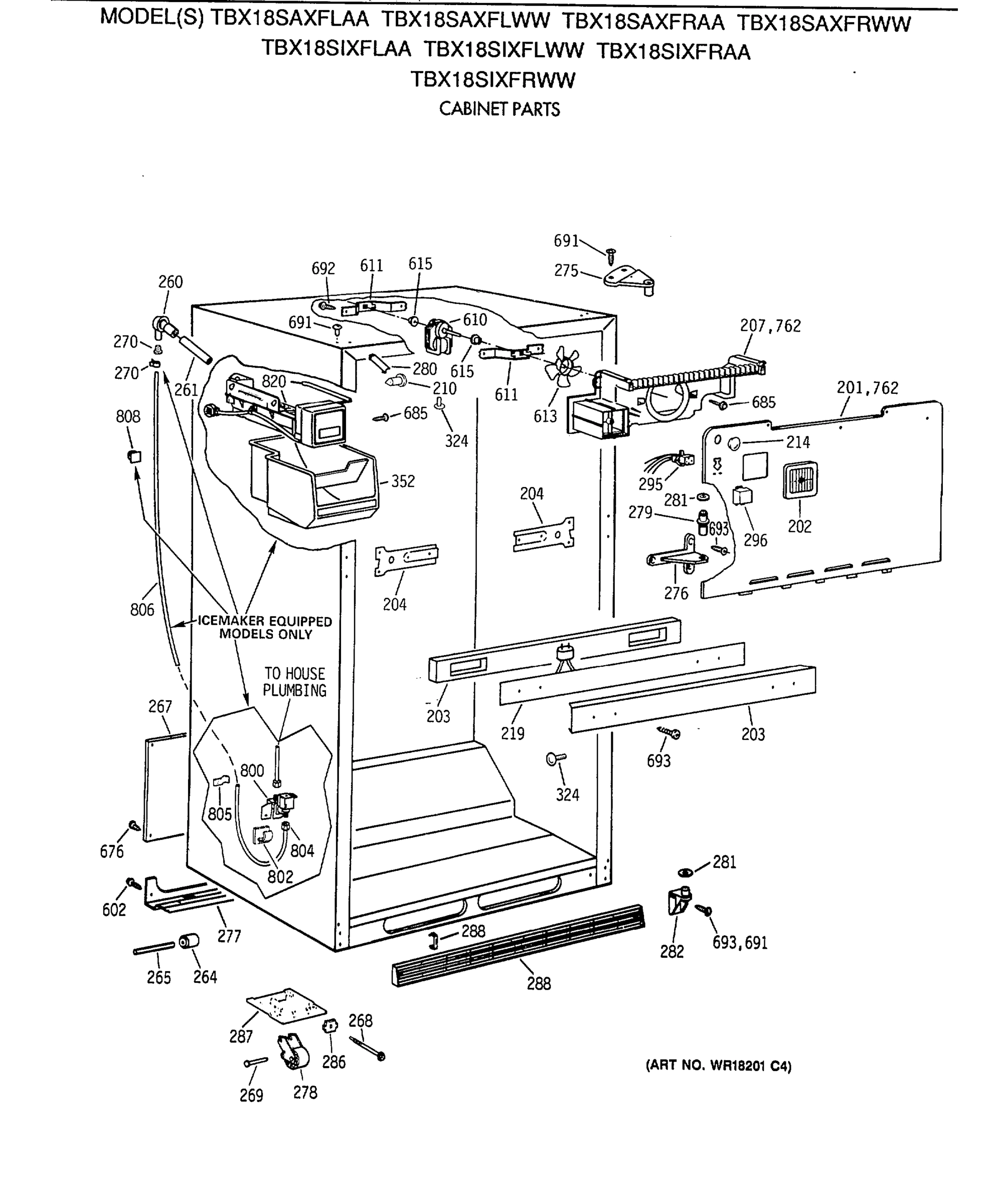 CABINET PARTS