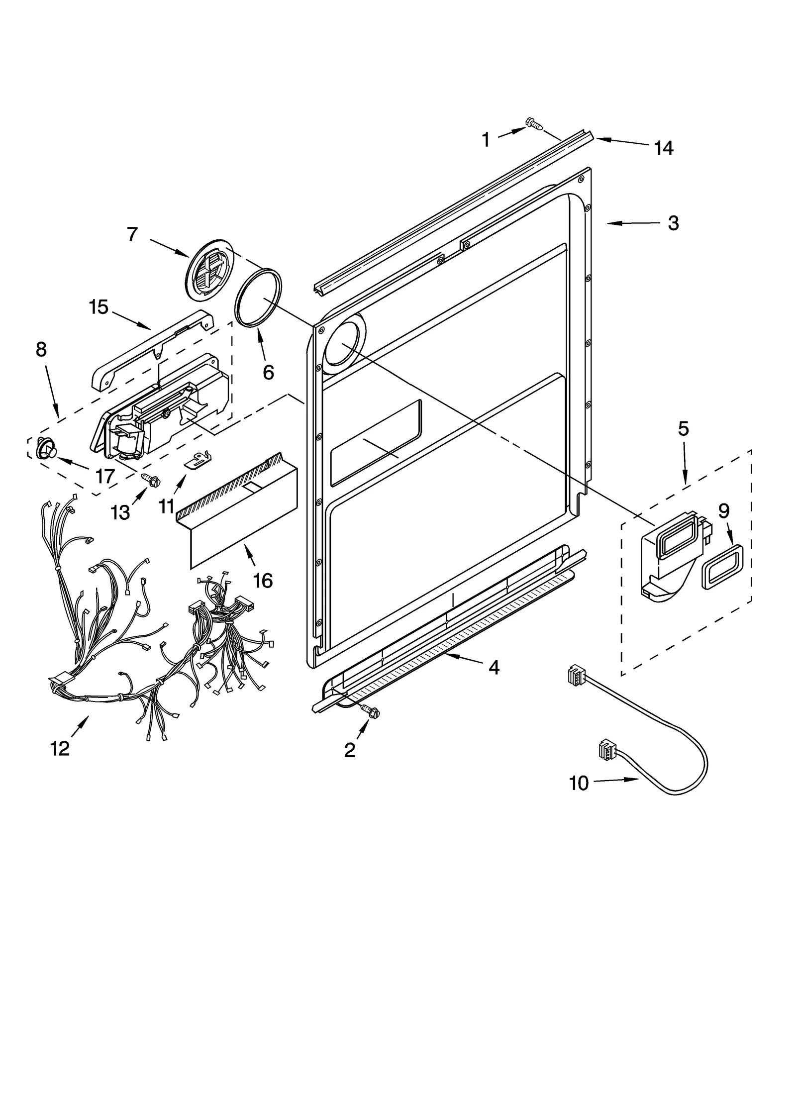 DOOR AND LATCH PARTS