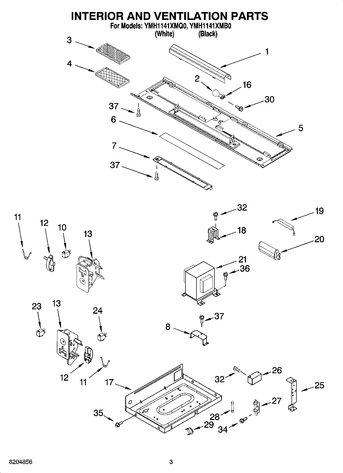 03 - INTERIOR AND VENTILATION PARTS