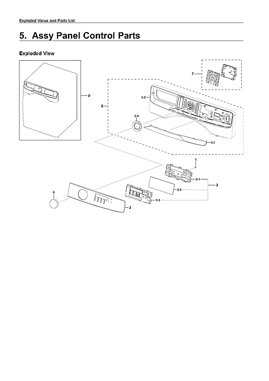Control Panel Parts