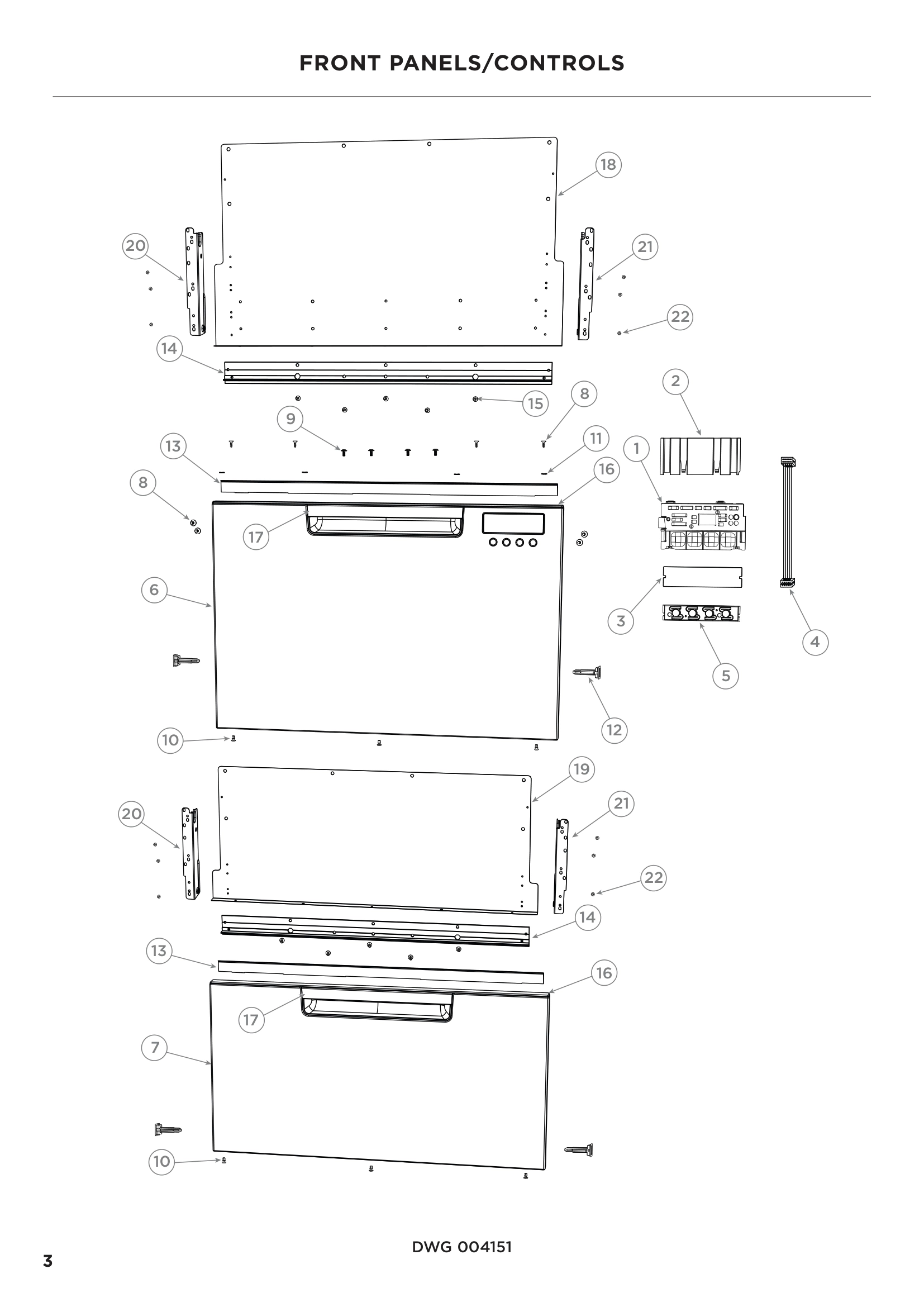 FRONT PANELS/CONTROLS