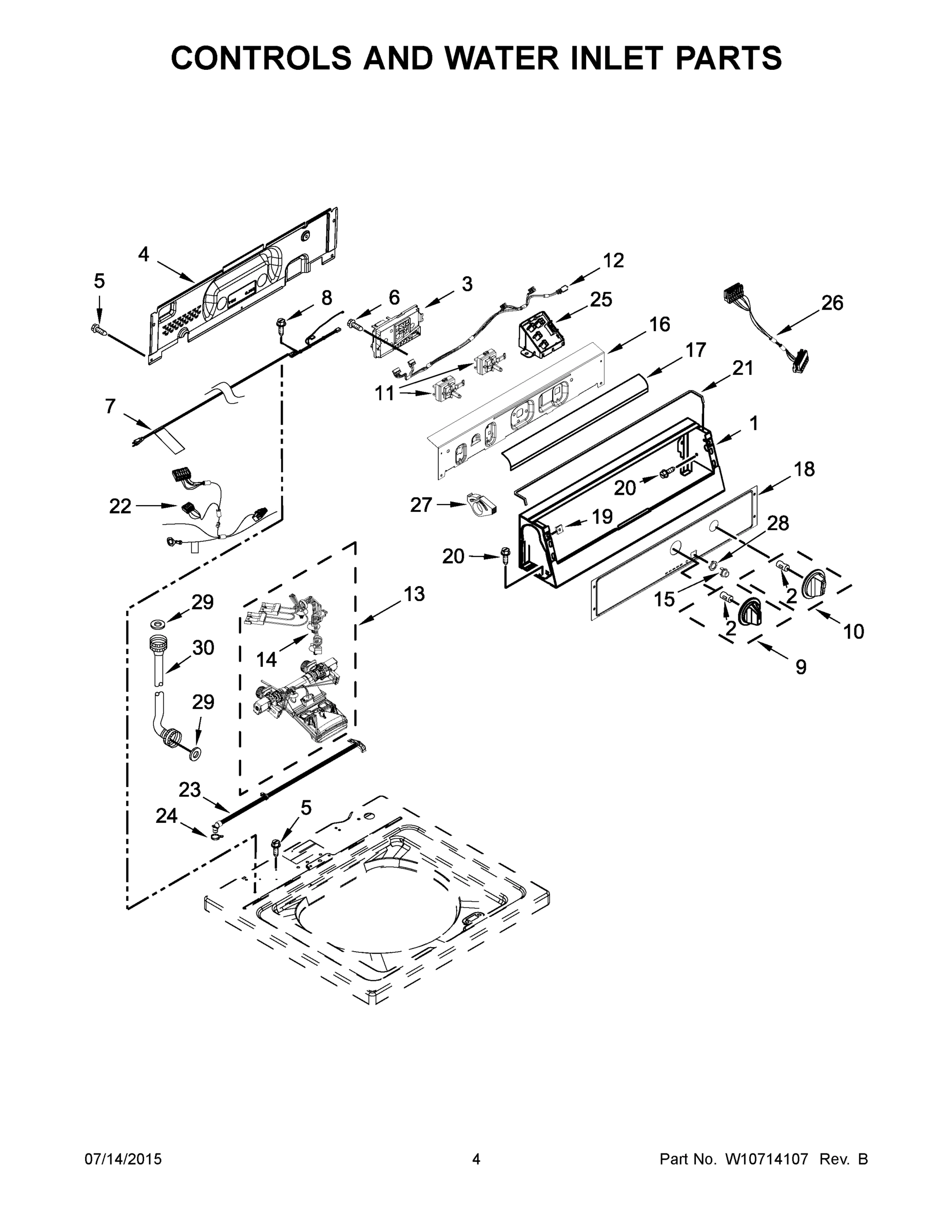 03 - CONTROLS AND WATER INLET PARTS