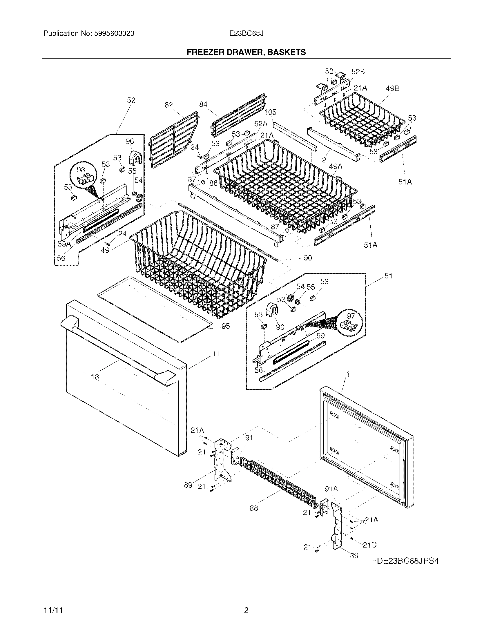 03 - FREEZER DRAWER - BASKET