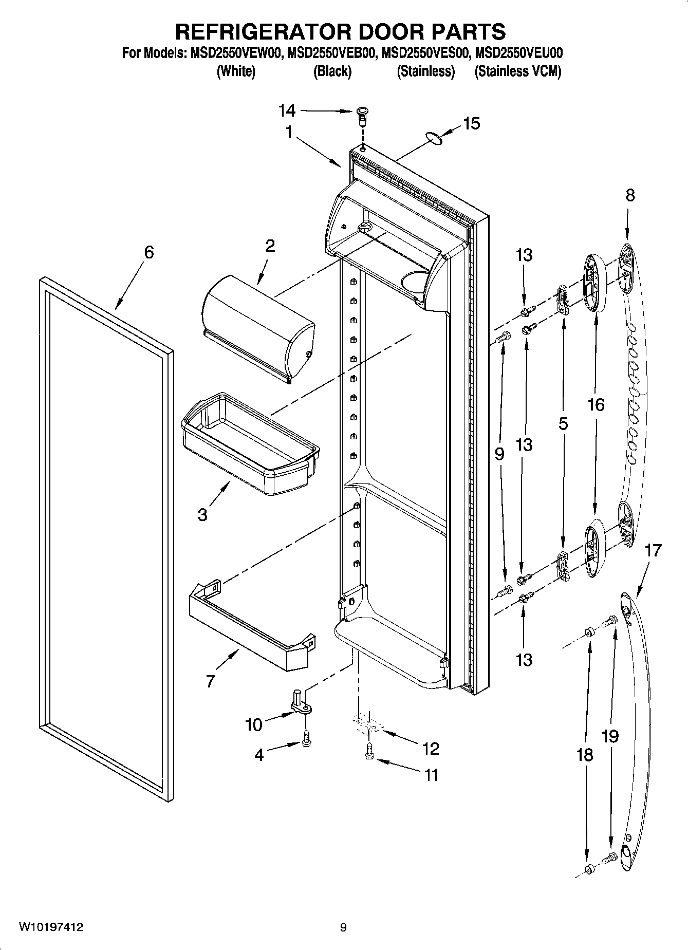 06 - REFRIGERATOR DOOR PARTS
