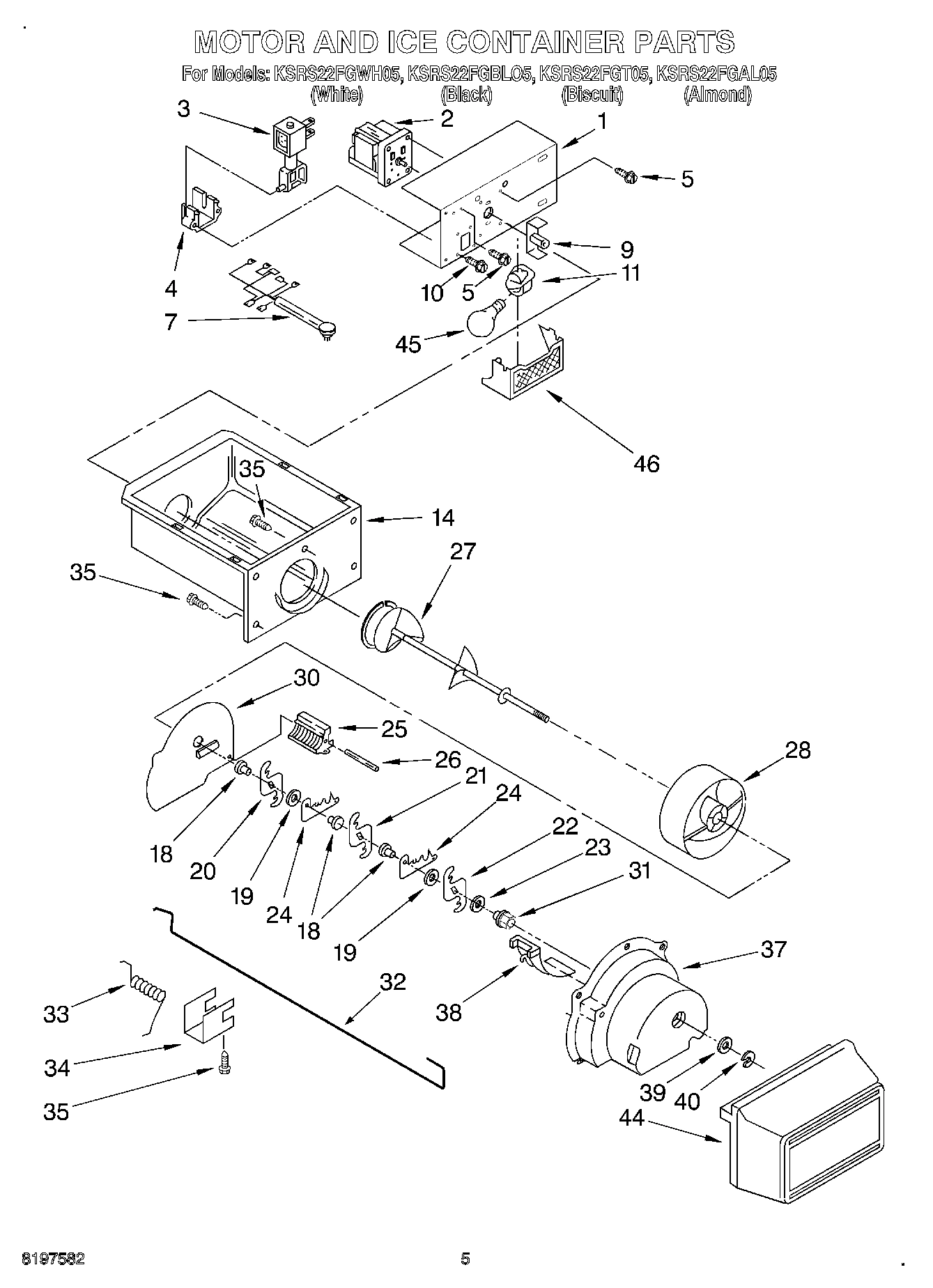 04 - MOTOR AND ICE CONTAINER