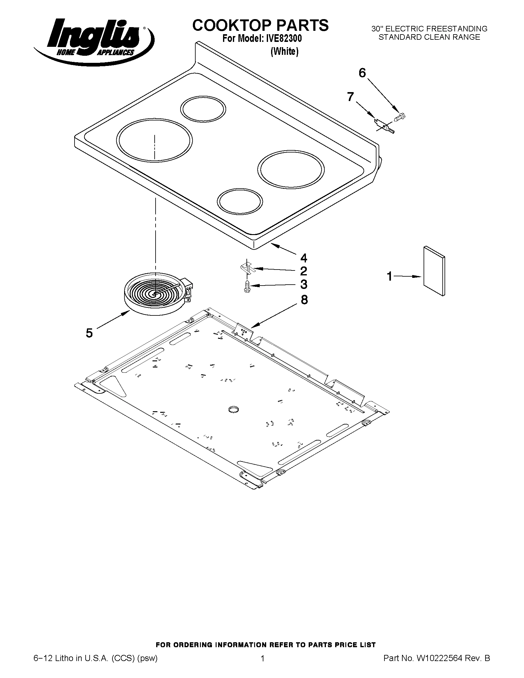 01 - COOKTOP PARTS