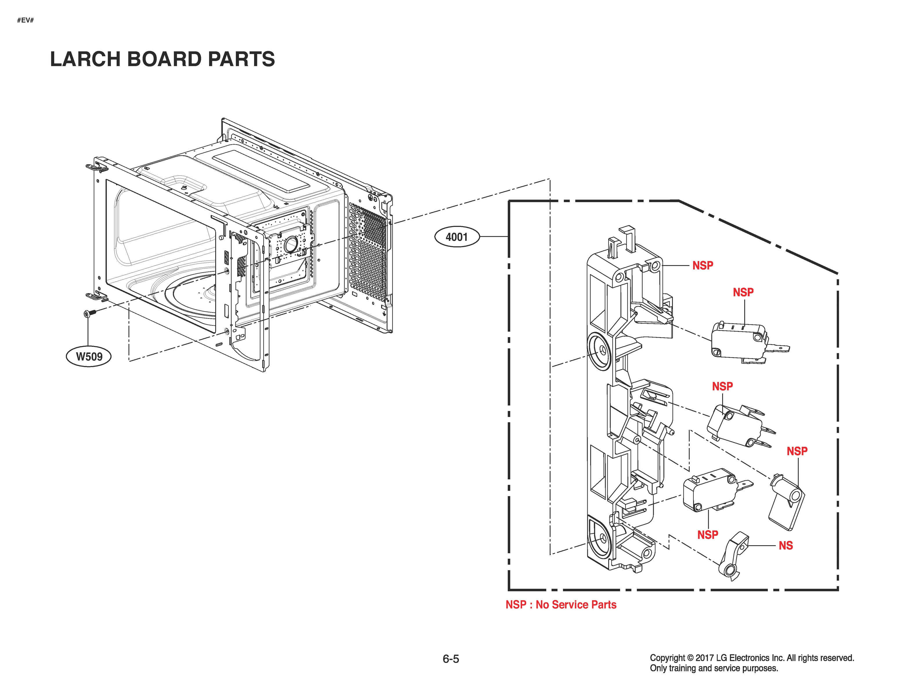 LATCH BOARD PARTS