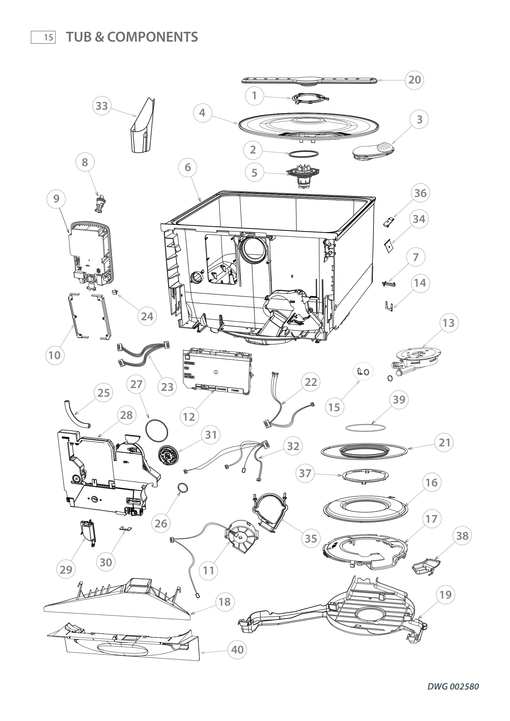 TUB & COMPONENTS