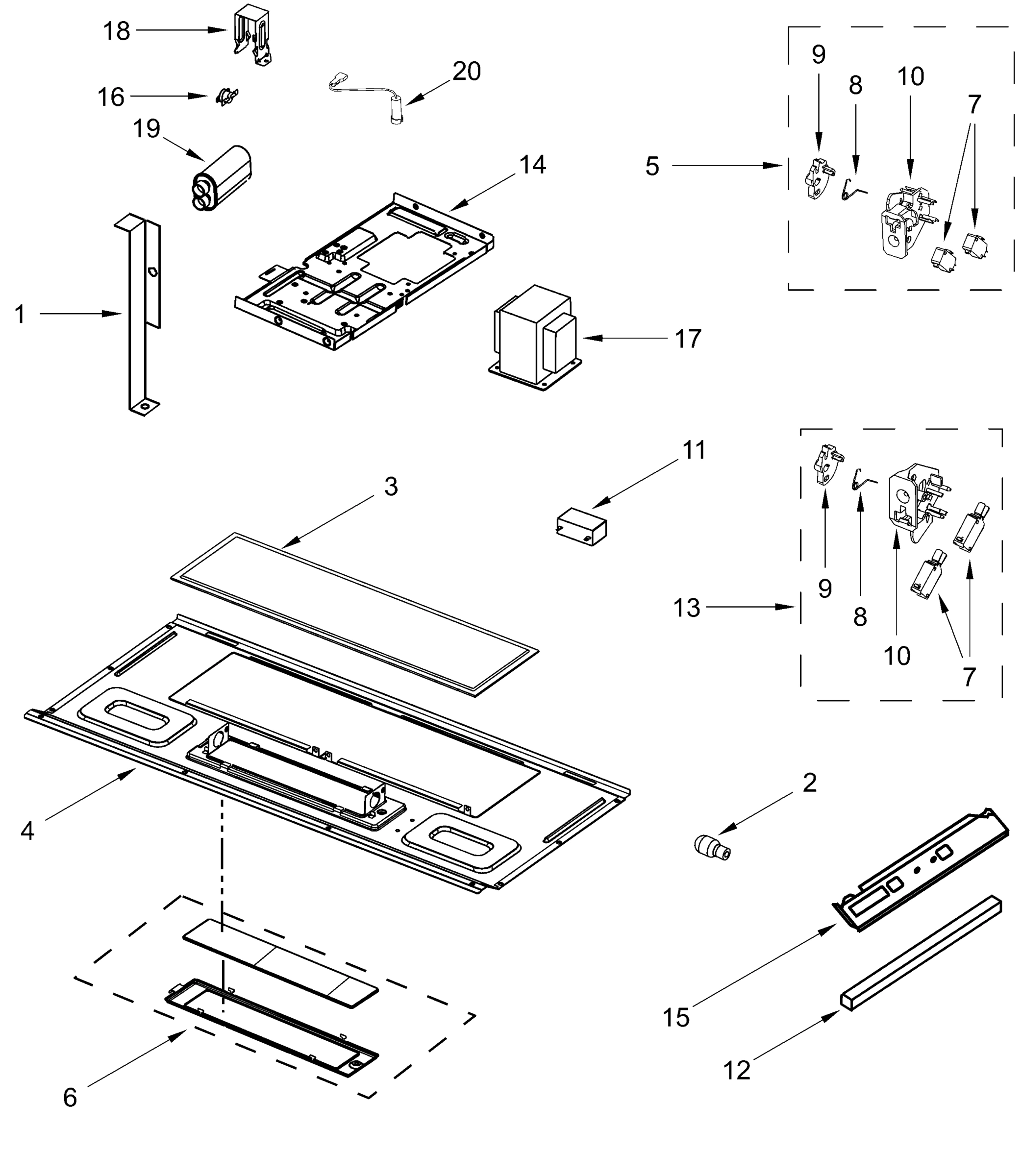INTERIOR AND VENTILATION PARTS