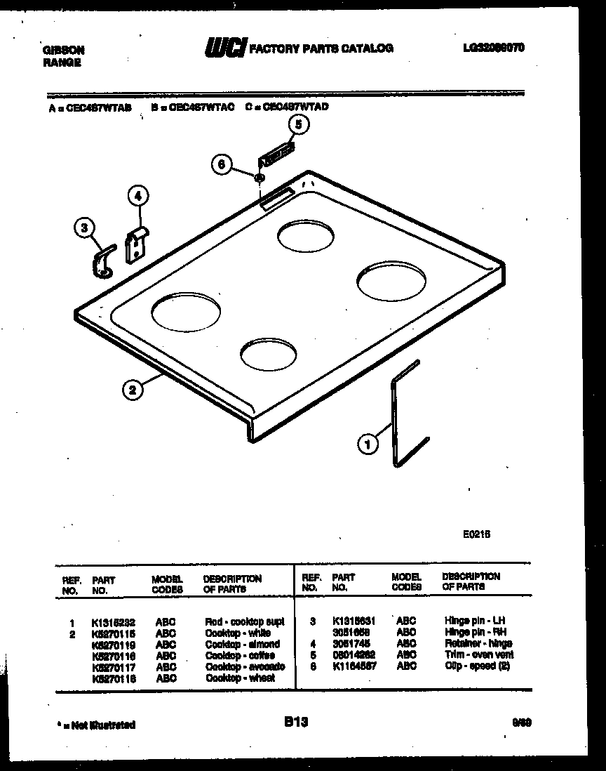 05 - COOKTOP PARTS