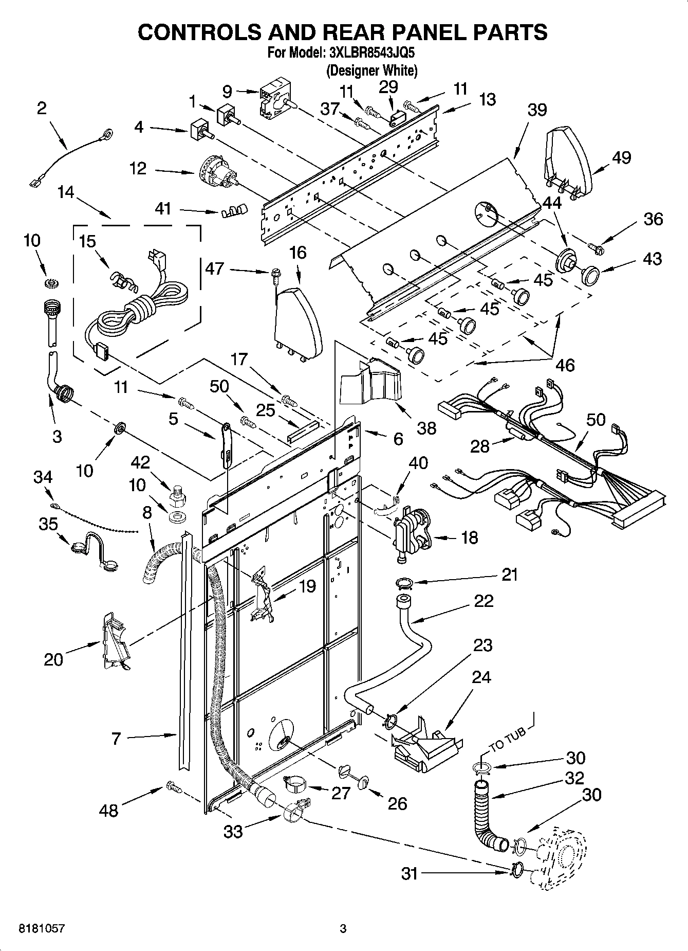 02 - CONTROLS AND REAR PANEL PARTS