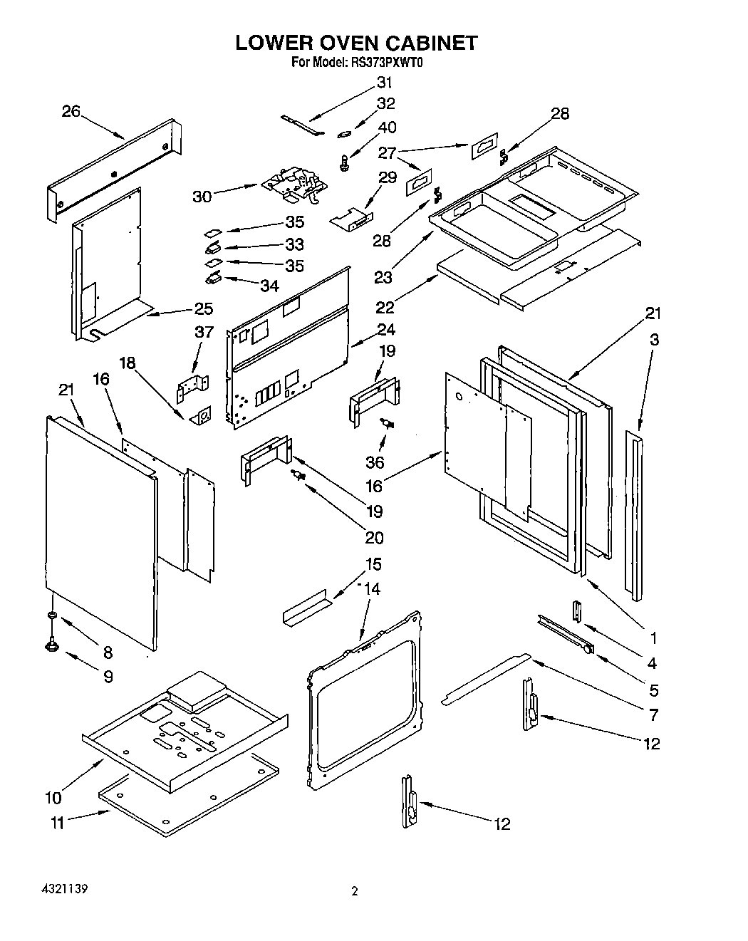 02 - LOWER OVEN CABINET