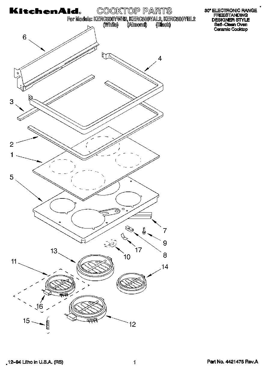 01 - COOKTOP, LITERATURE