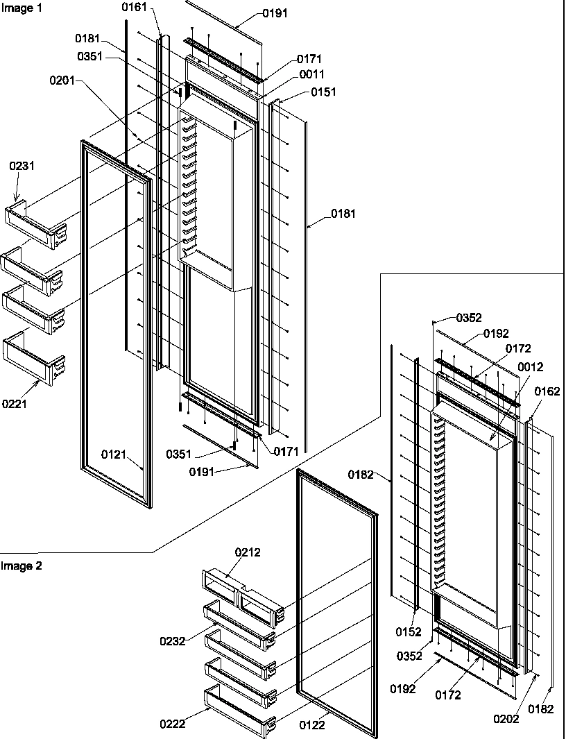 03 - FZ/REF DOOR ASSEMBLIES