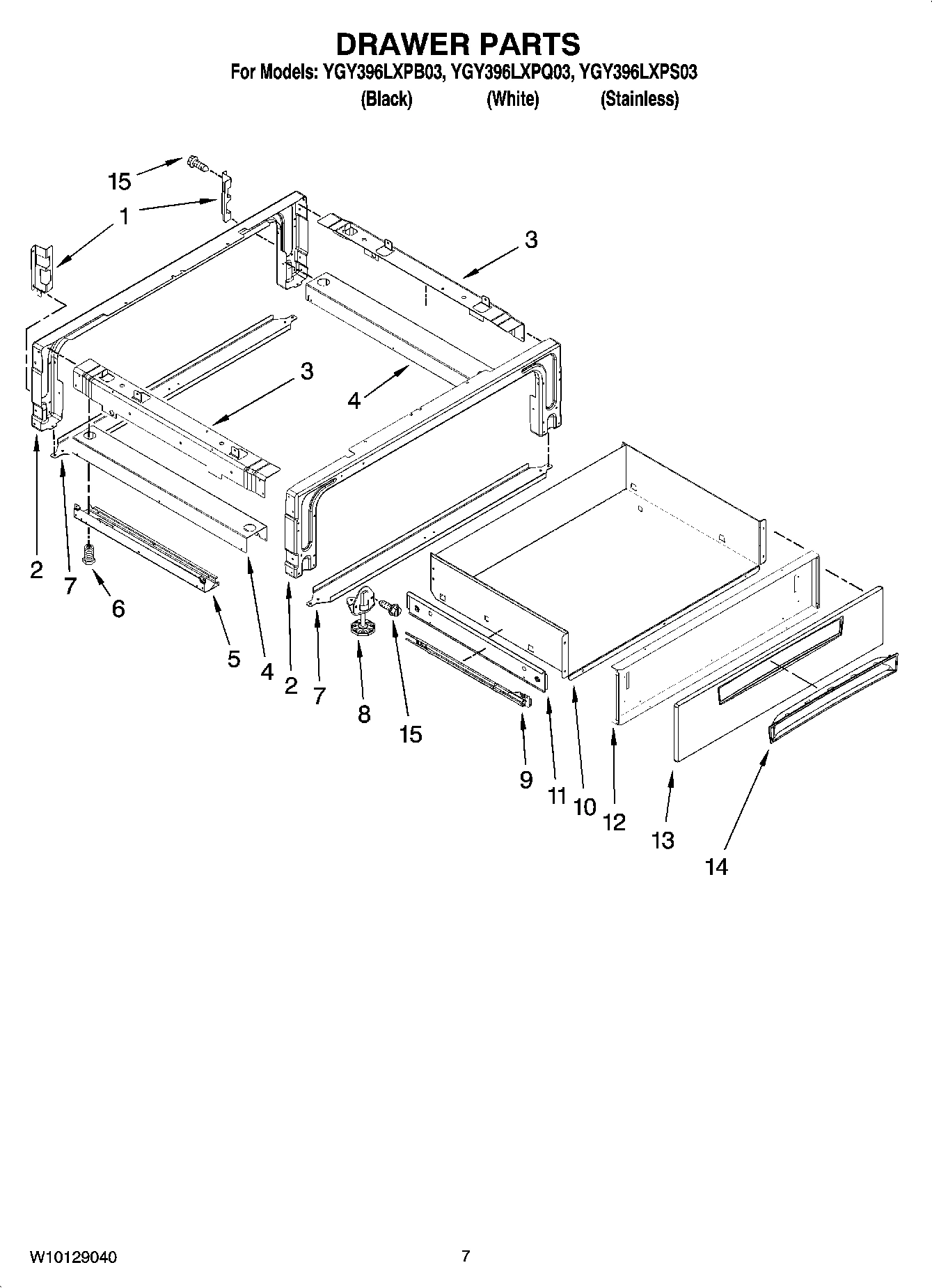 05 - DRAWER PARTS
