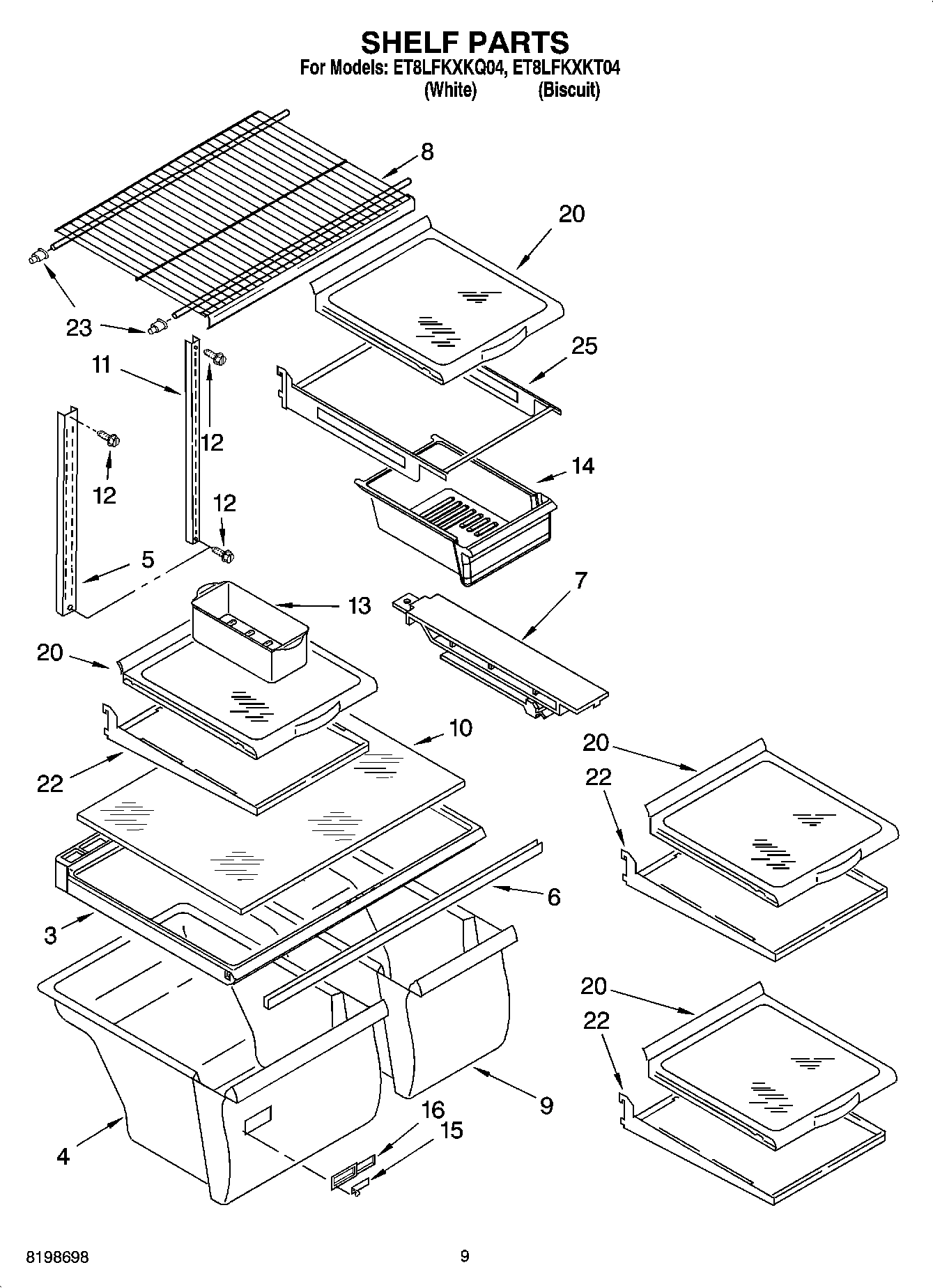 05 - SHELF PARTS, OPTIONAL PARTS