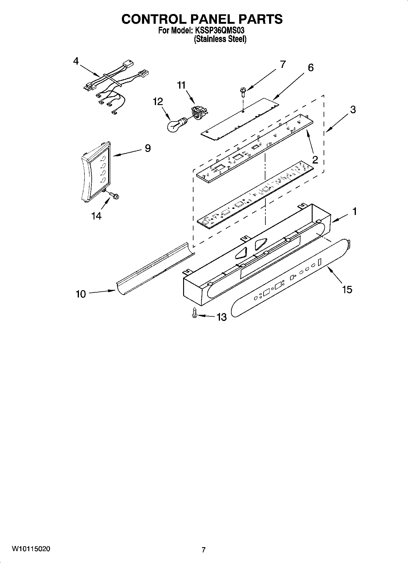05 - CONTROL PANEL PARTS