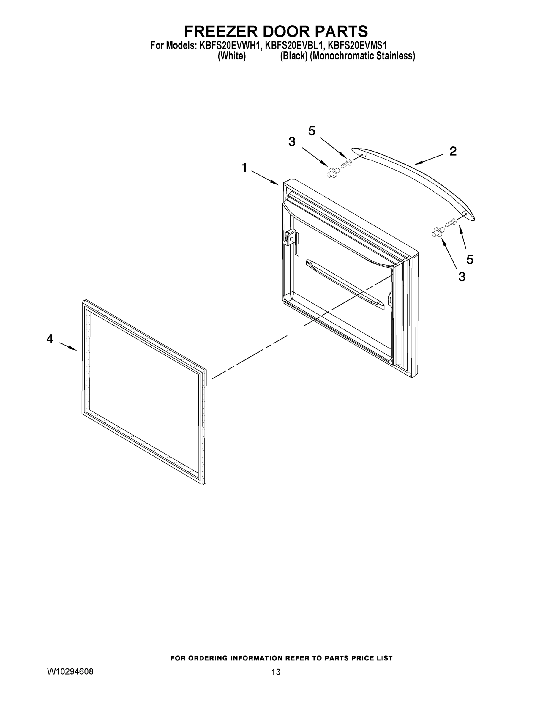 07 - FREEZER DOOR PARTS