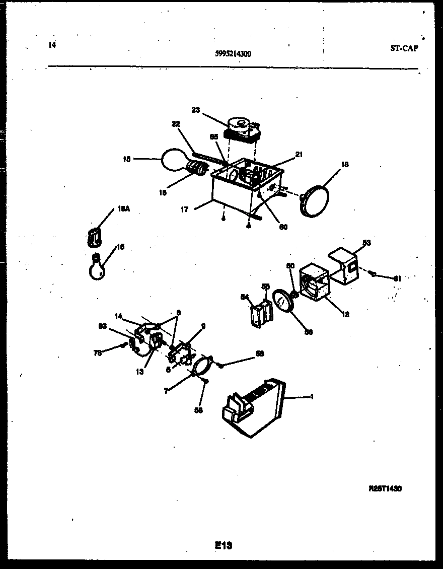 08 - REFRIGERATOR CONTROL ASSEMBLY, DAMP
