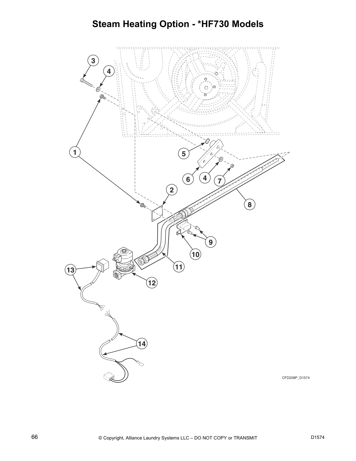 Steam Heating Option - *HF730 Models