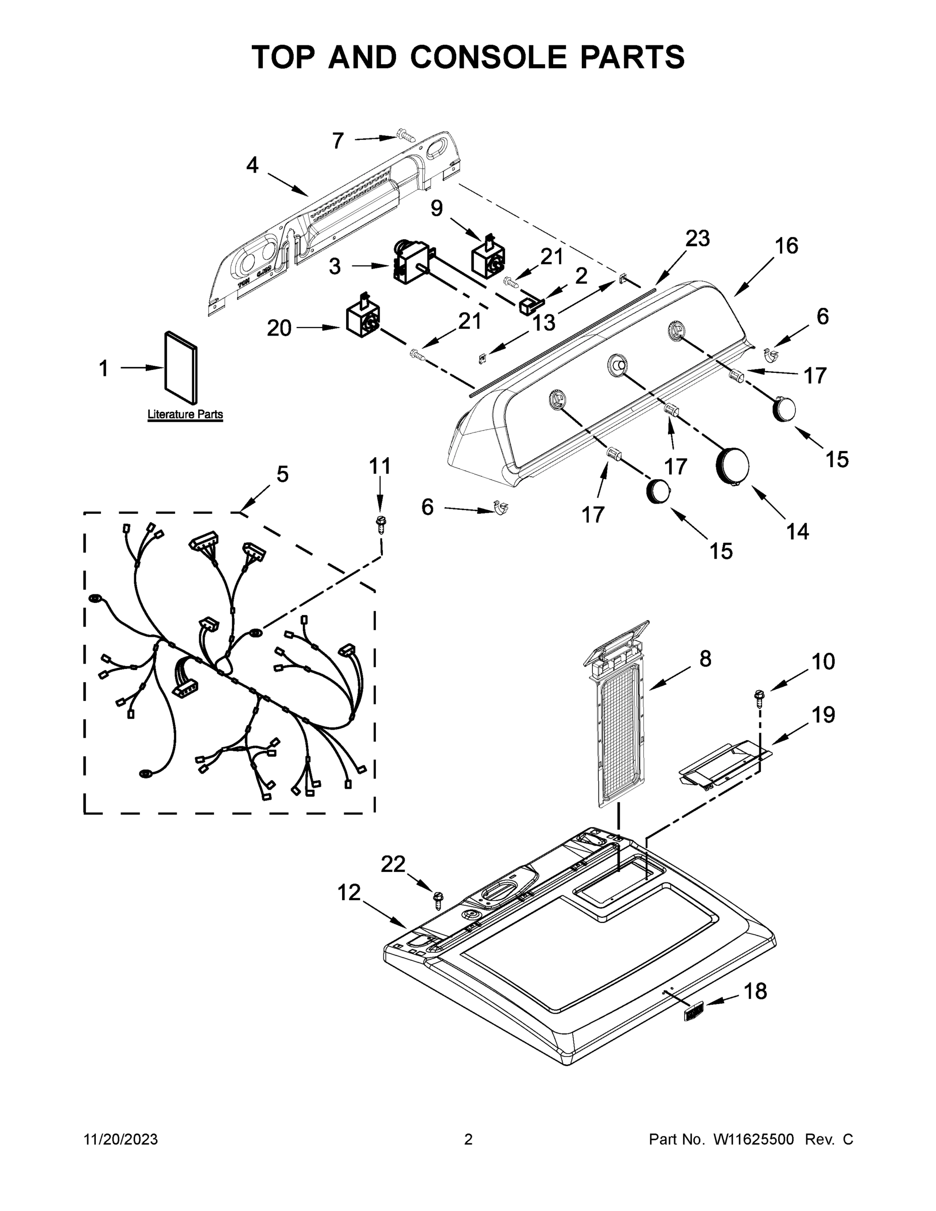 02 - TOP AND CONSOLE PARTS
