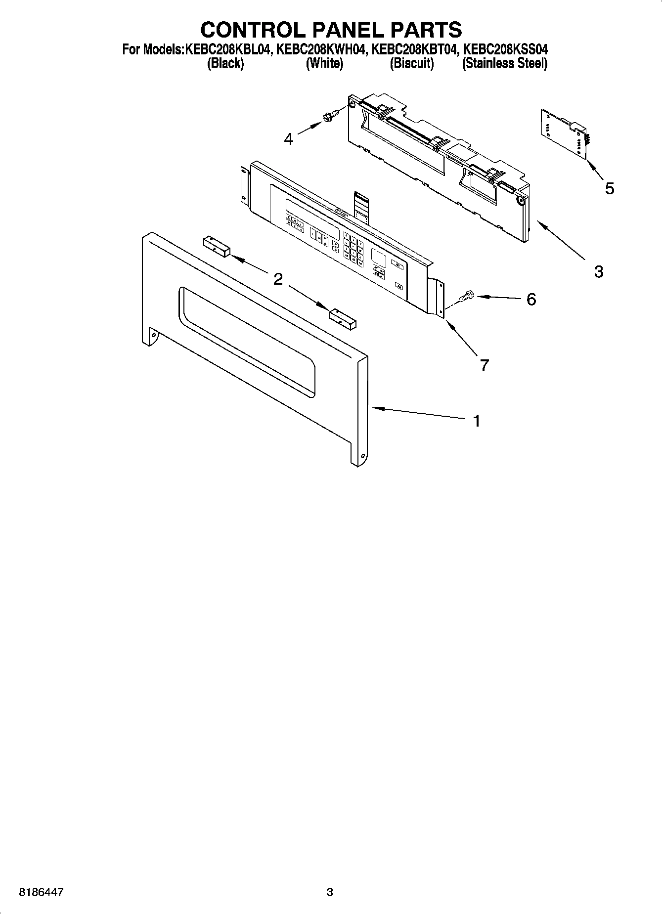 02 - CONTROL PANEL PARTS