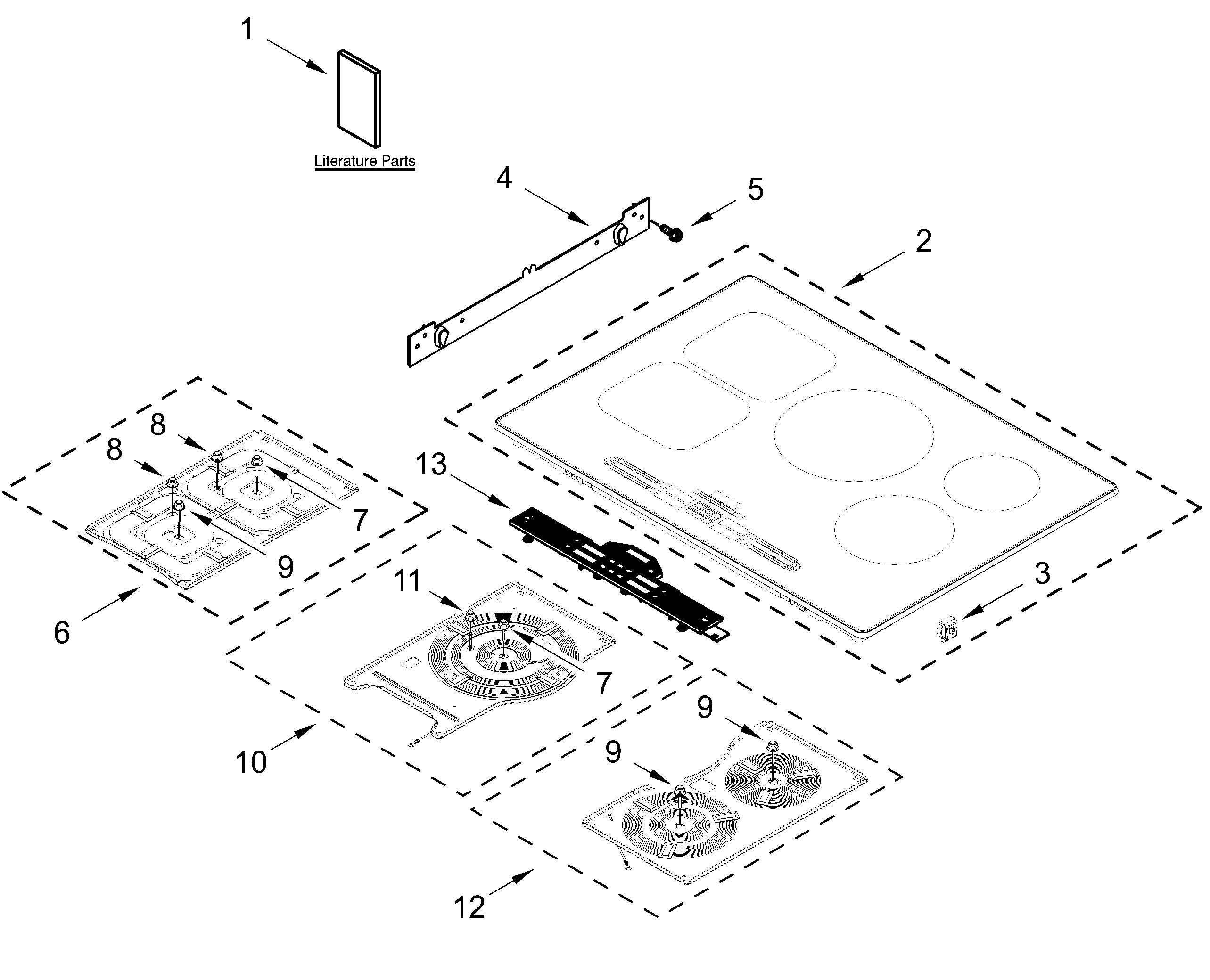 COOKTOP PARTS