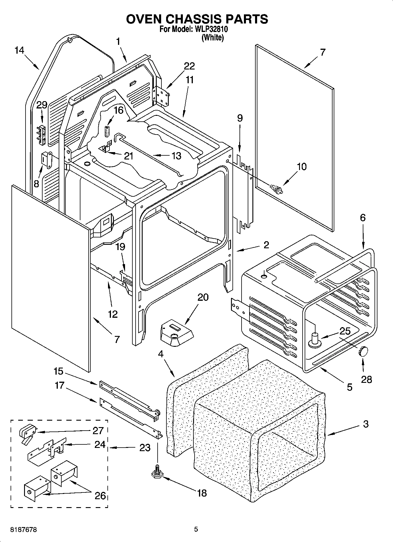 04 - OVEN CHASSIS PARTS
