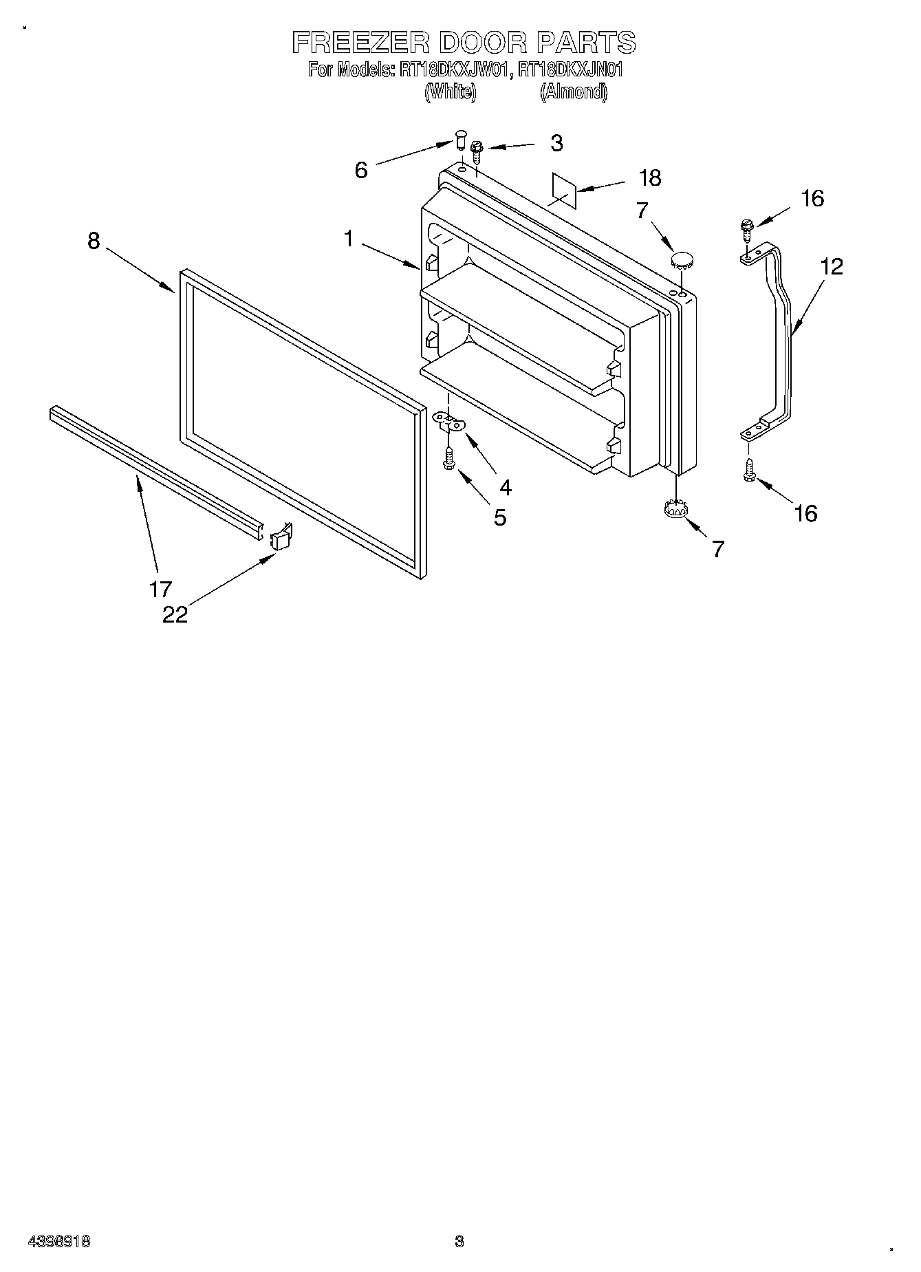 02 - FREEZER DOOR