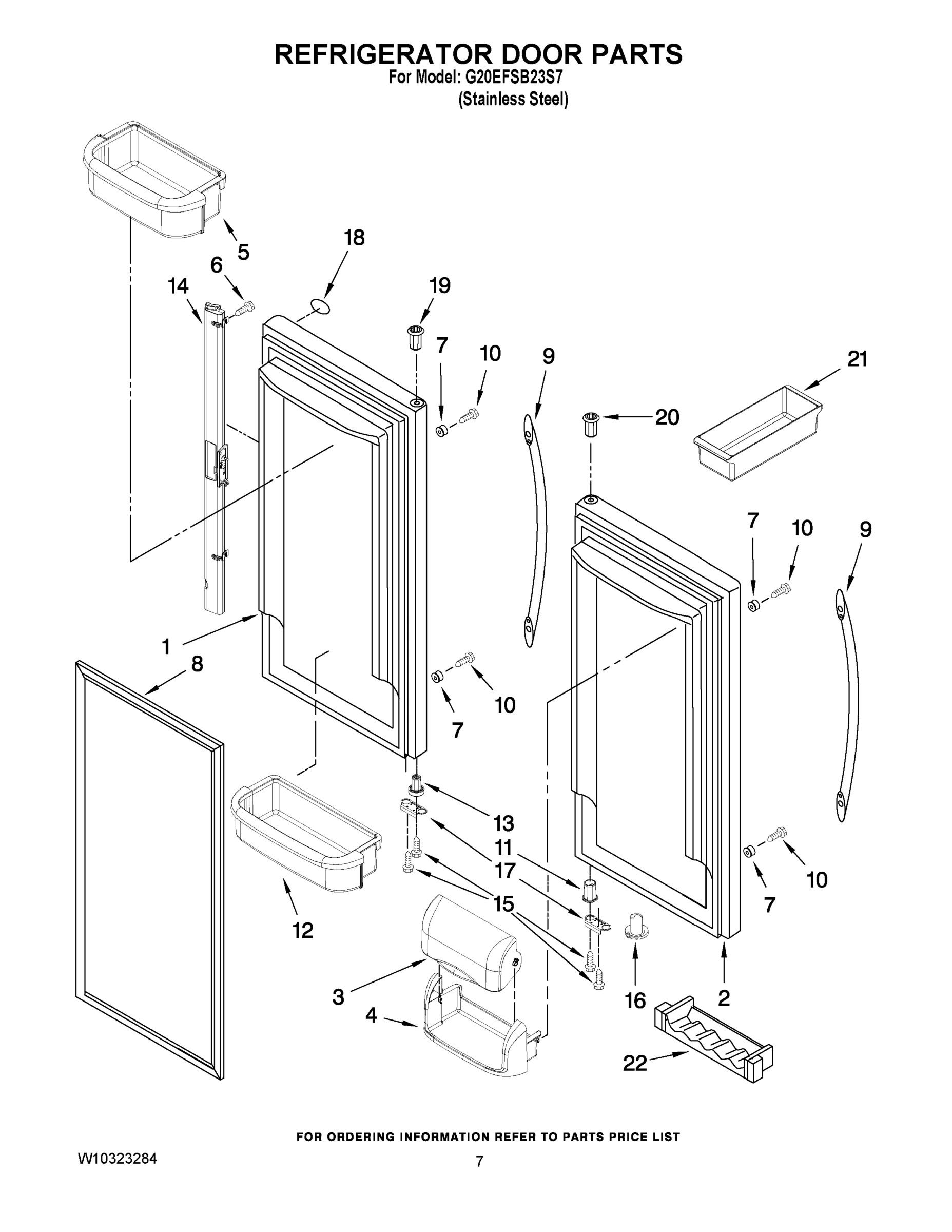 04 - REFRIGERATOR DOOR PARTS