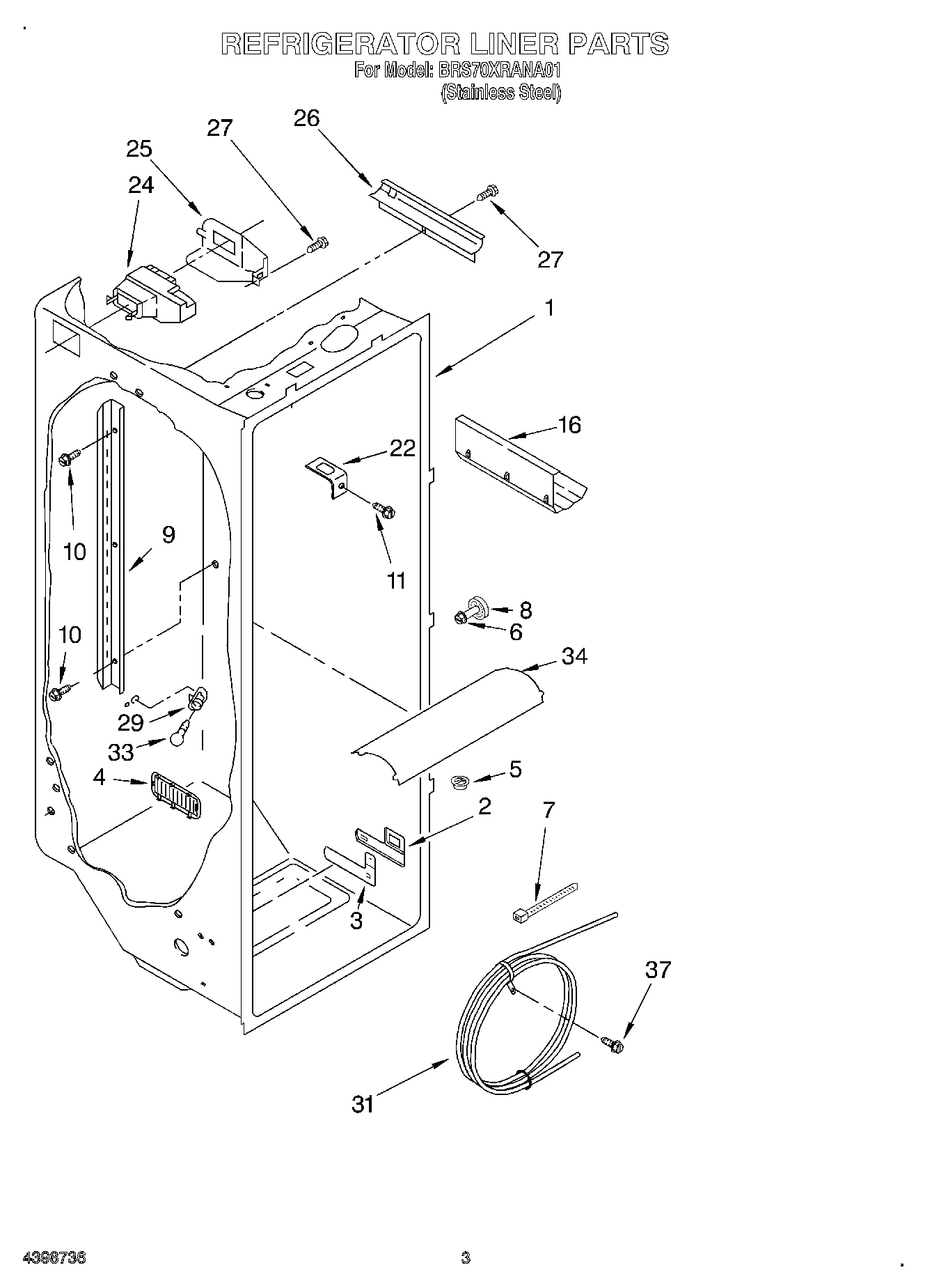 02 - REFRIGERATOR LINER